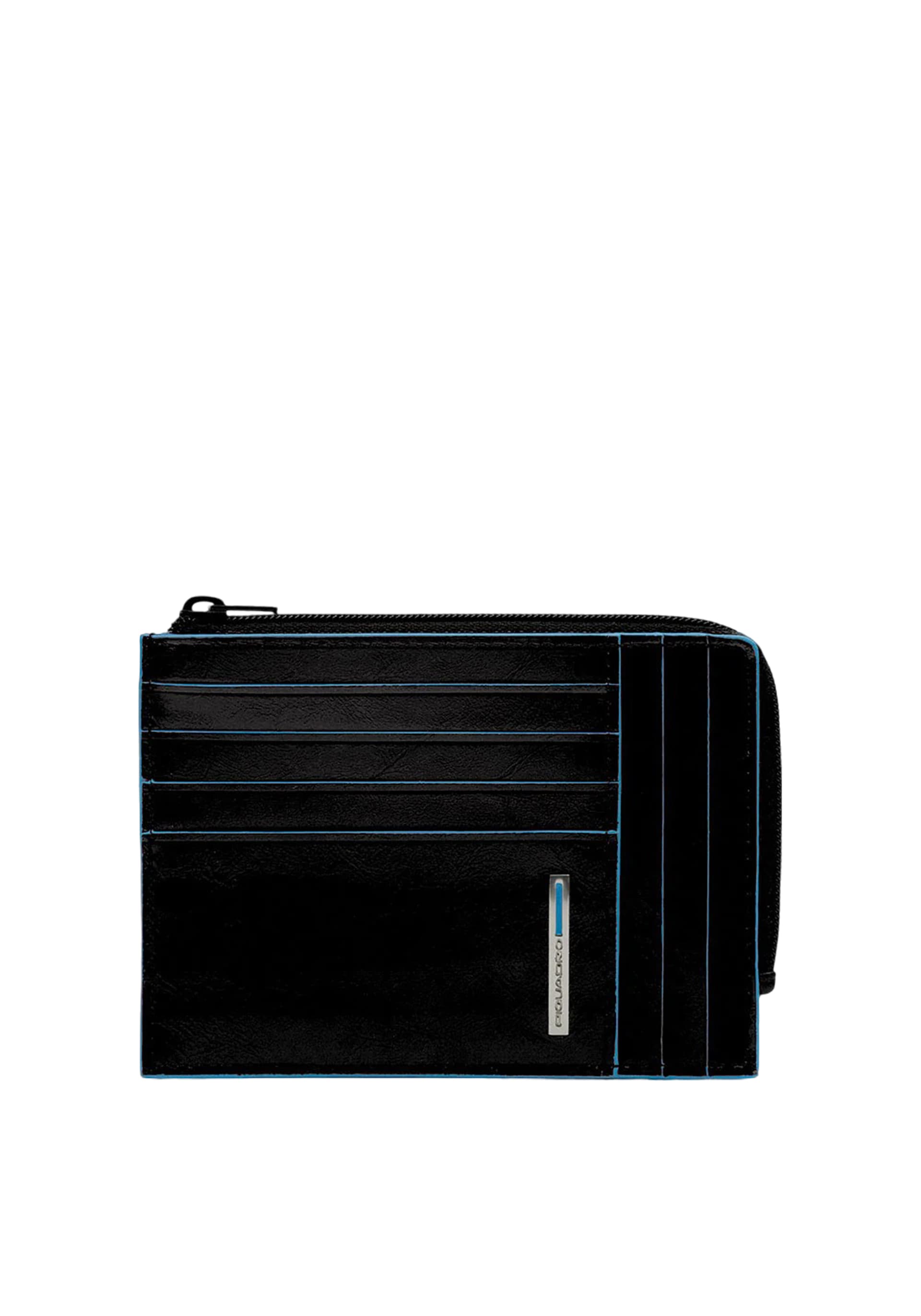 PIQUADRO Portacarte Uomo piquadro pu1243b2r-n Nero - 3