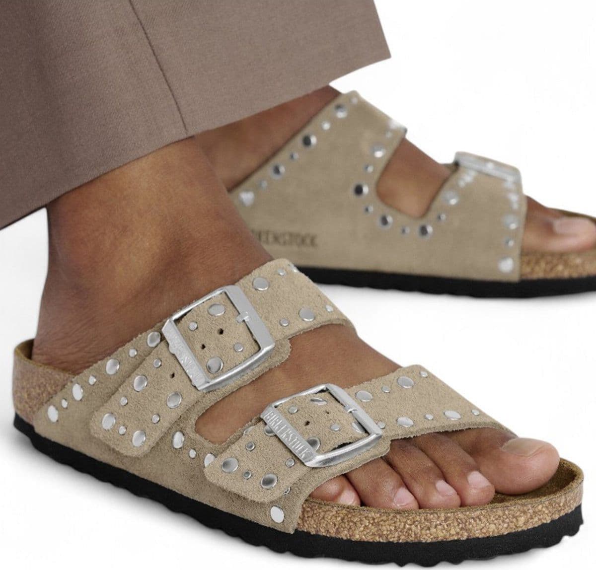BIRKENSTOCK Birkenstock - Ciabatte Arizona Beige da Donna - 3