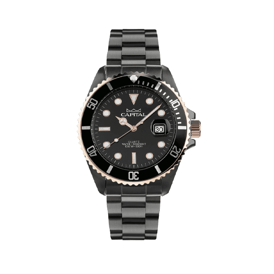 CAPITAL Orologio Uomo Capital AX837-03-LI 40 mm – BLACK