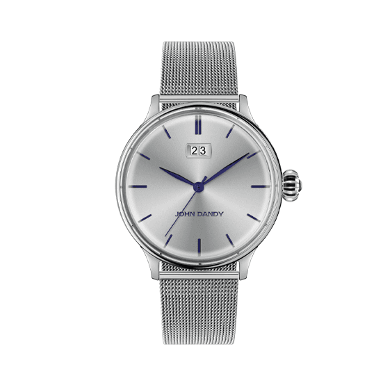 JOHN DANDY Orologio Uomo John Dandy JD-3822M-03M 45 mm – SILVER