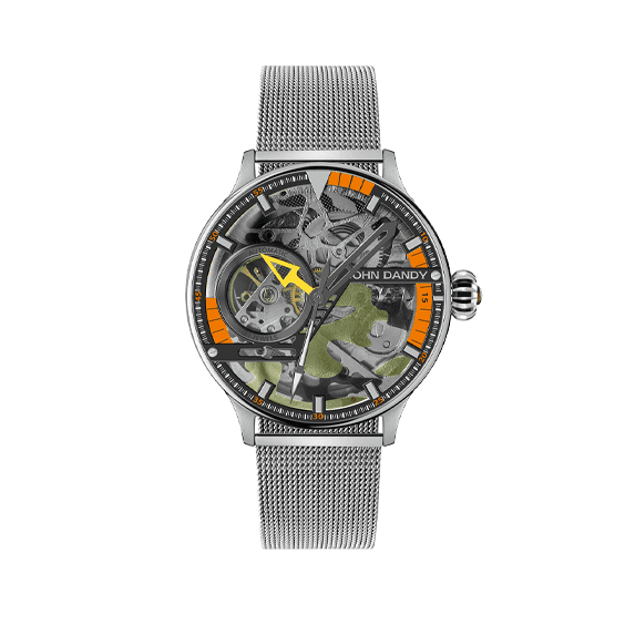 JOHN DANDY Orologio Uomo John Dandy JD-4488M-07M 41 mm – SILVER