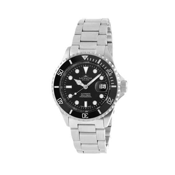 MONDIA Orologio Uomo Mondia MS-213-SSBK-BK-OY 43 mm – SILVER