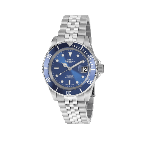 MONDIA Orologio Uomo Mondia MS-216-SSBL-BL-GB 40 mm – SILVER