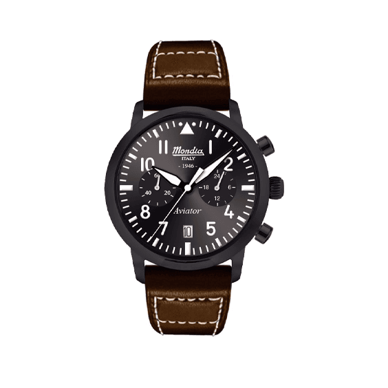MONDIA Orologio Uomo Mondia MI-781-BK-03BK-CP 42 mm – BLACK