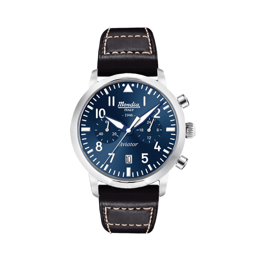 MONDIA Orologio Uomo Mondia MI-781-SS-04BL-GBD 42 mm – BLACK