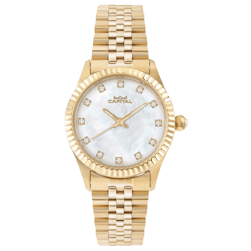 CAPITAL Orologio Donna Capital ax197-01-zi 30 mm – GOLD