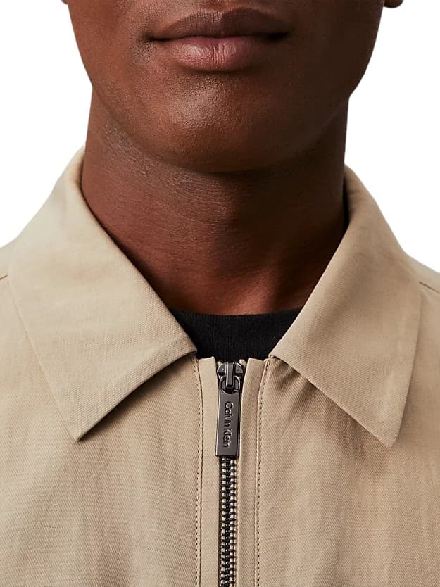 calvin klein Calvin Klein - Giacca Collo Camicia K10K112779 PKR BEI - 3