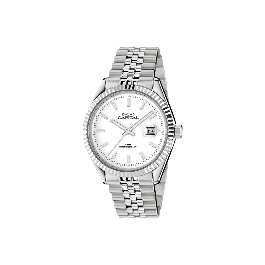 CAPITAL Orologio Uomo Capital AX340-01-OI 40 mm – WHITE