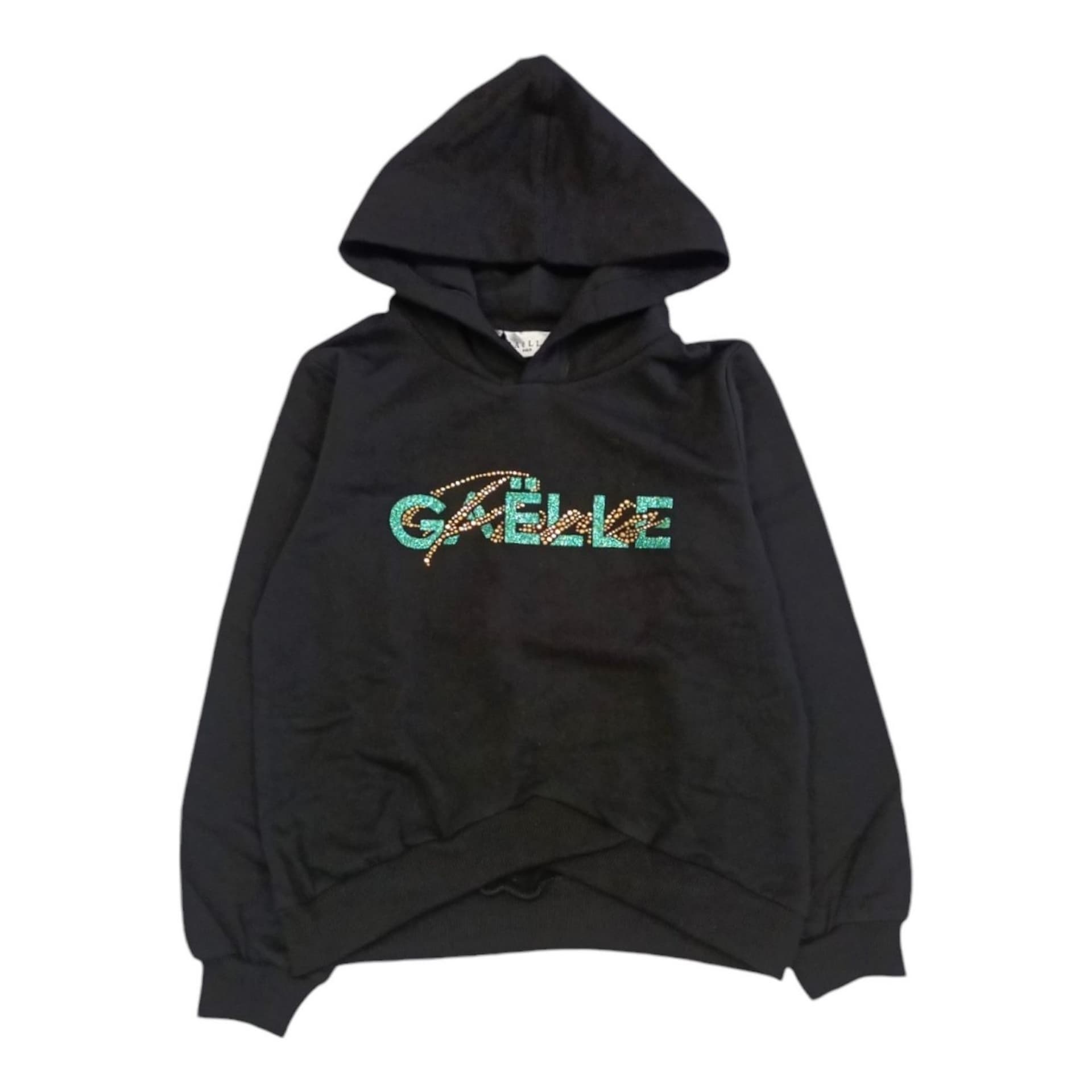 GAELLE PARIS Gaelle Paris - Felpa Nera K002 C/strass F00391 - 4
