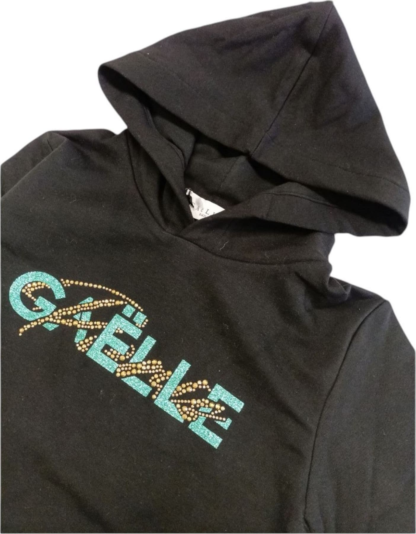 GAELLE PARIS Gaelle Paris - Felpa Nera K002 C/strass F00391 - 2