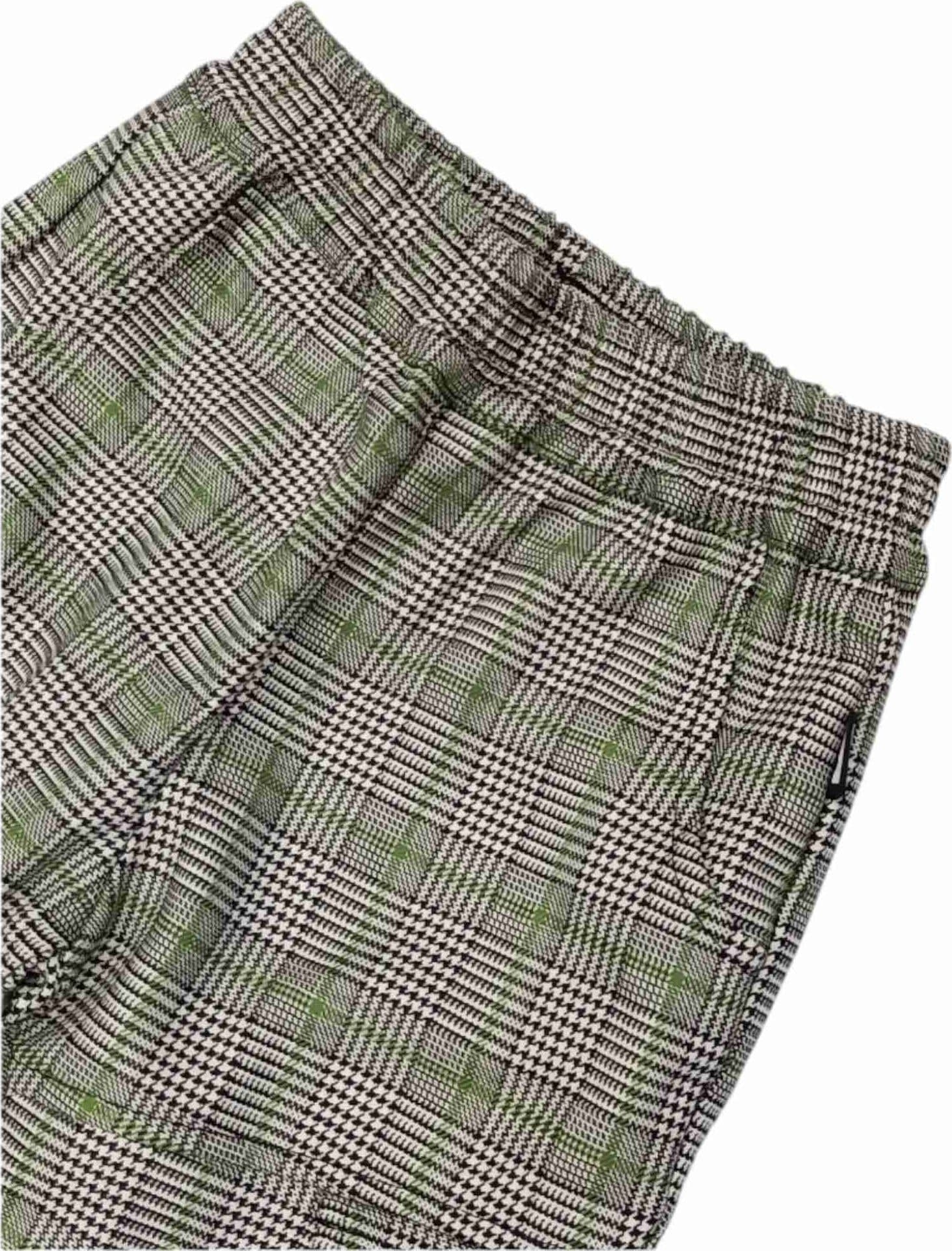 Daniele Alessandrini  - Pantalone Check Verde G003 P00062 - 2