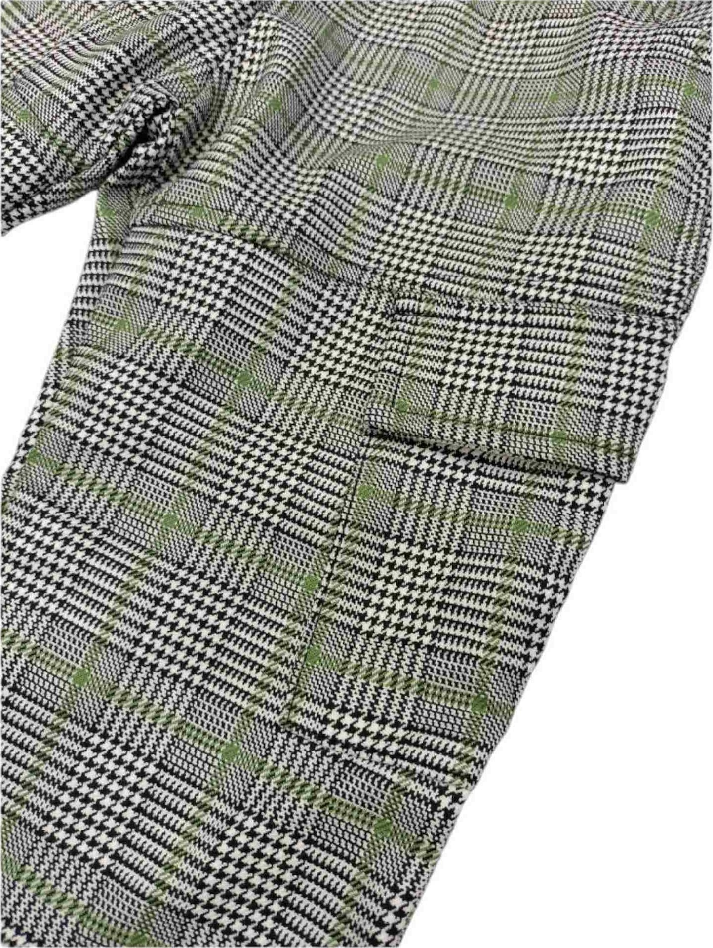Daniele Alessandrini  - Pantalone Check Verde G003 P00062 - 3