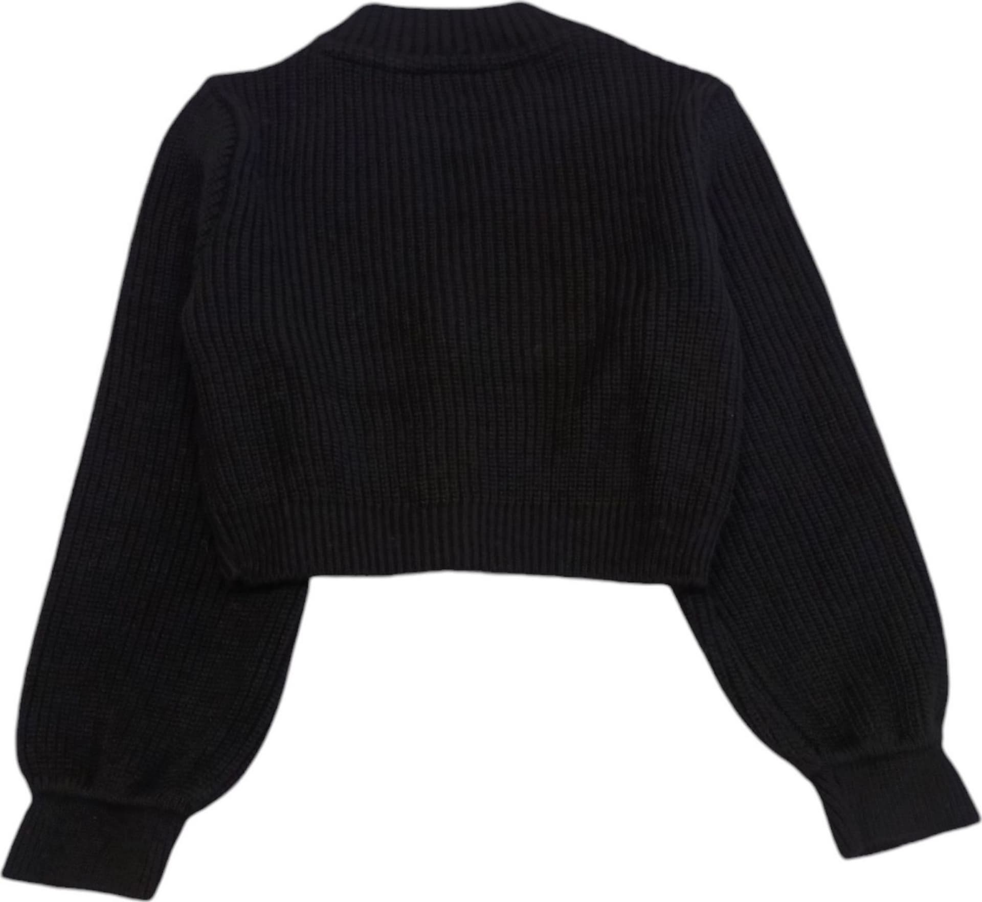 NAIDA Naida - Cardigan Nero Maniche A Sbuffo NAMA295 - 3