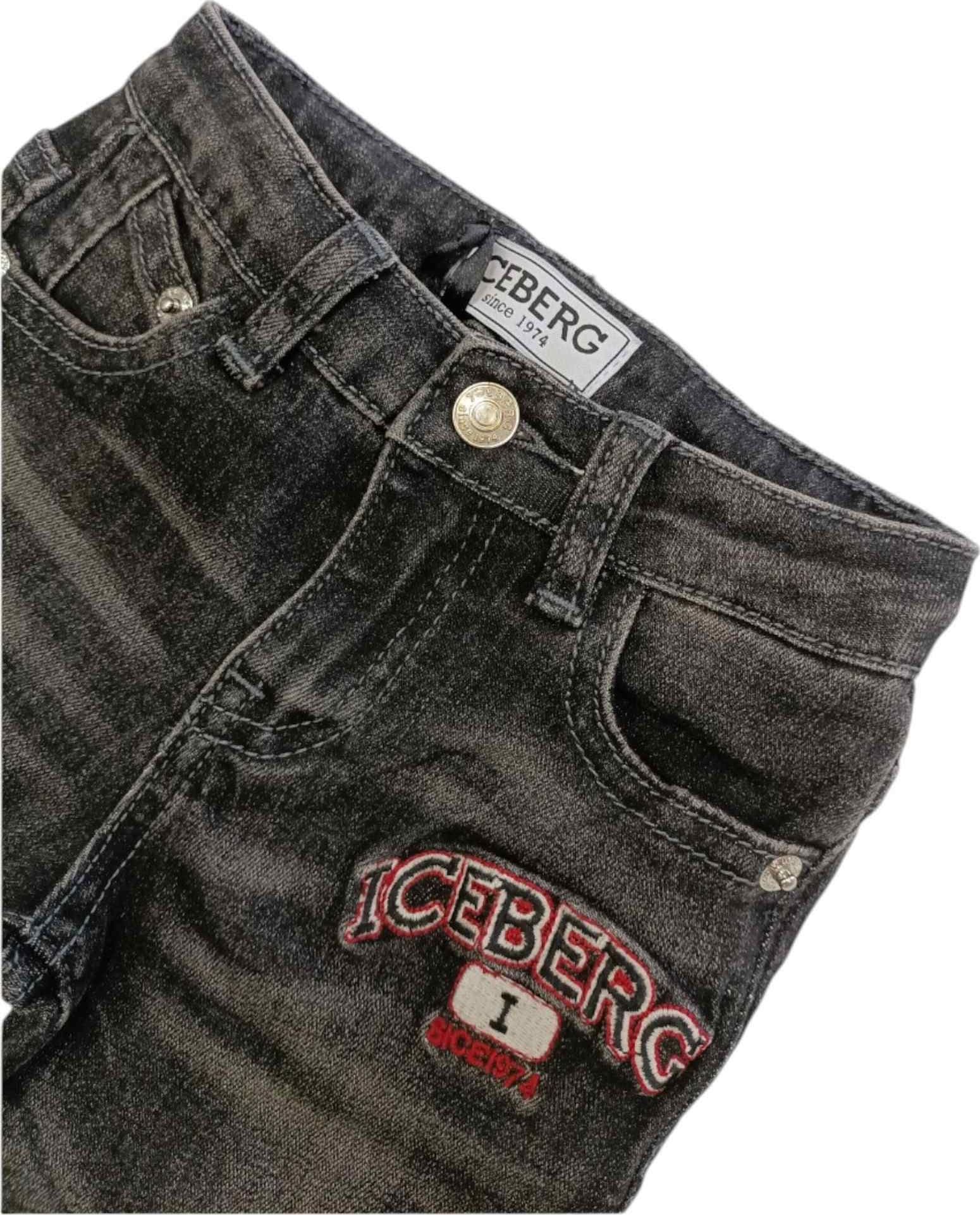 ICEBERG Iceberg - Denim Nero PTICE5308B - 2