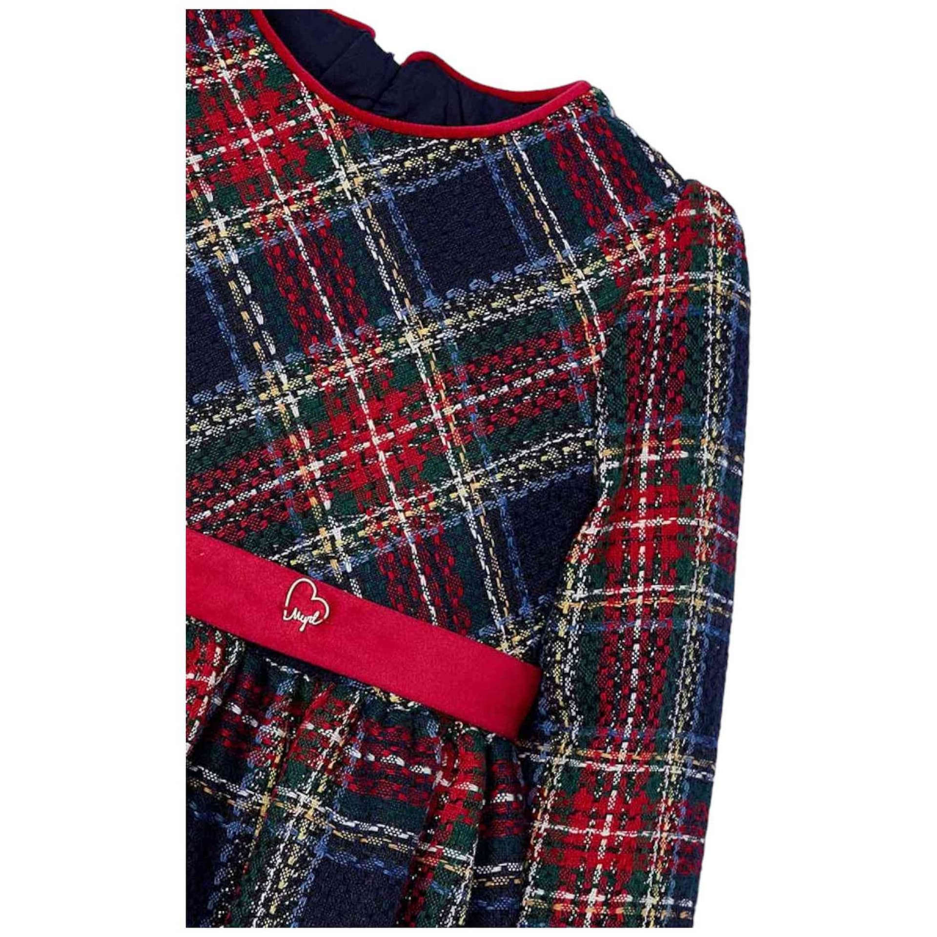 MAYORAL Mayoral - Vestito Scozzese 4911 - 2
