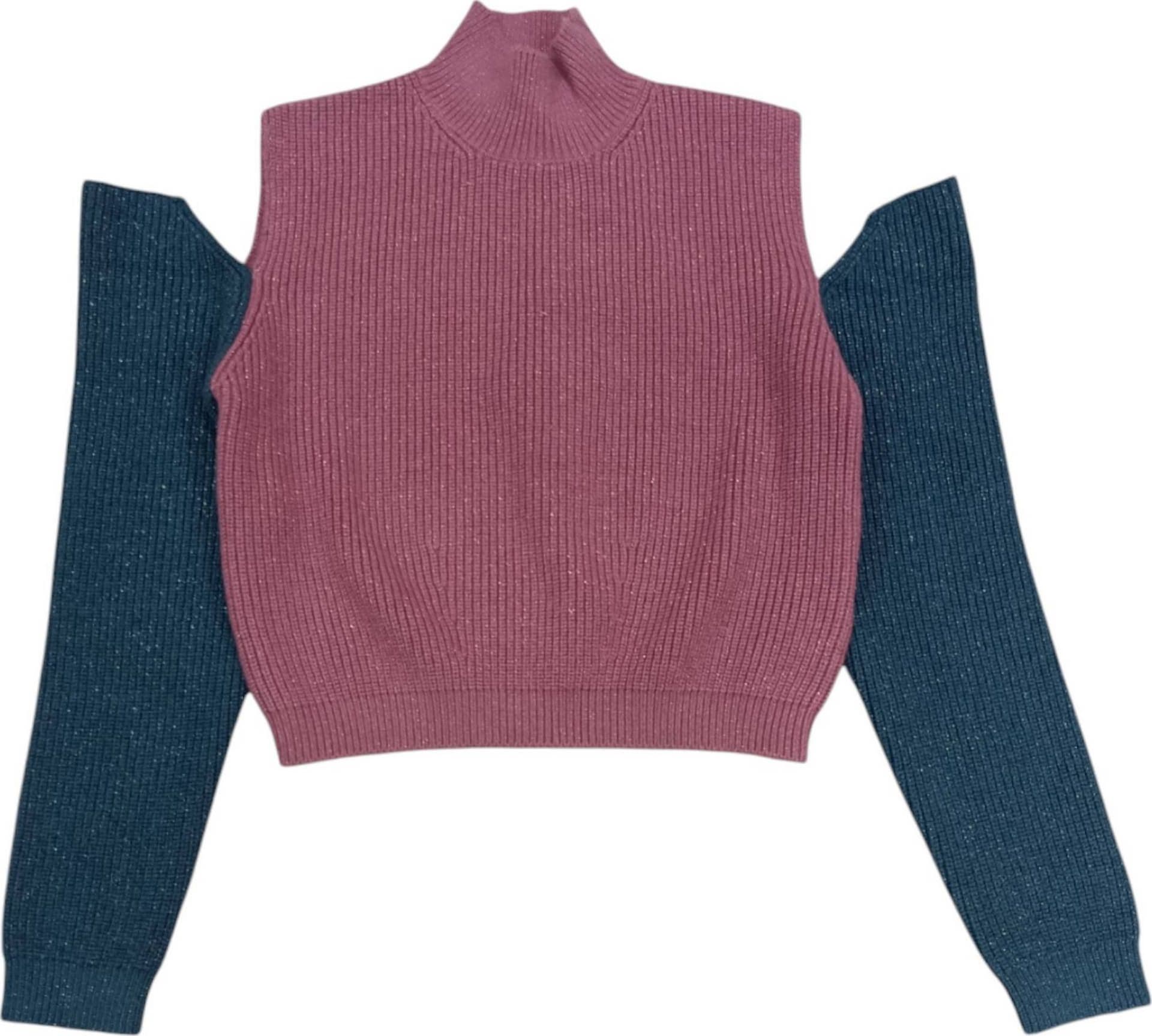 TO BE TOO To Be Too - Maglione Fuxia/blu JF24M493 - 4