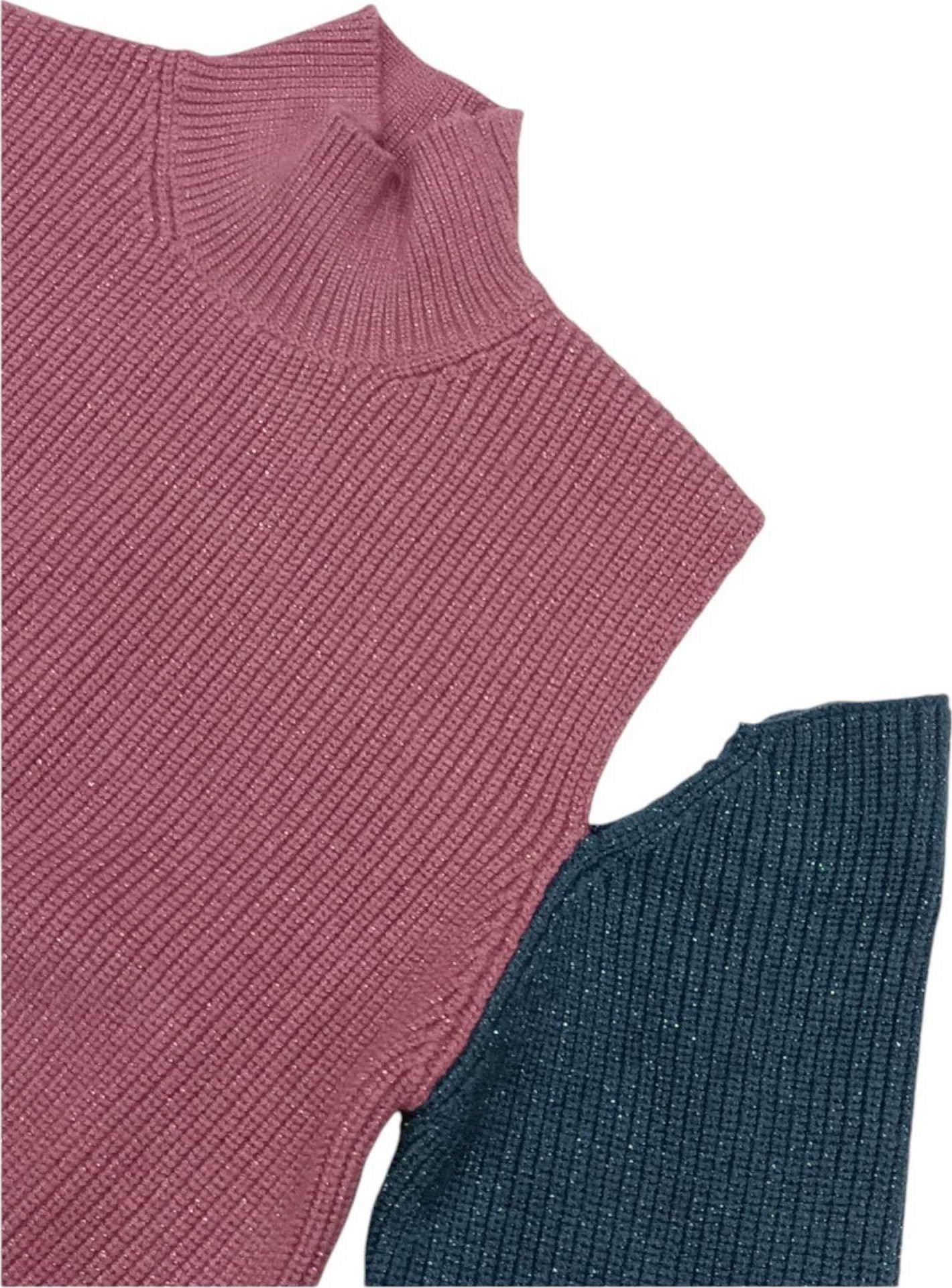 TO BE TOO To Be Too - Maglione Fuxia/blu JF24M493 - 2