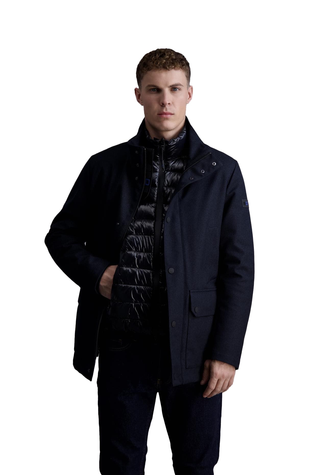 UP TO BE Giubbino Uomo Up To Be NEWTON 807 BLU - 3