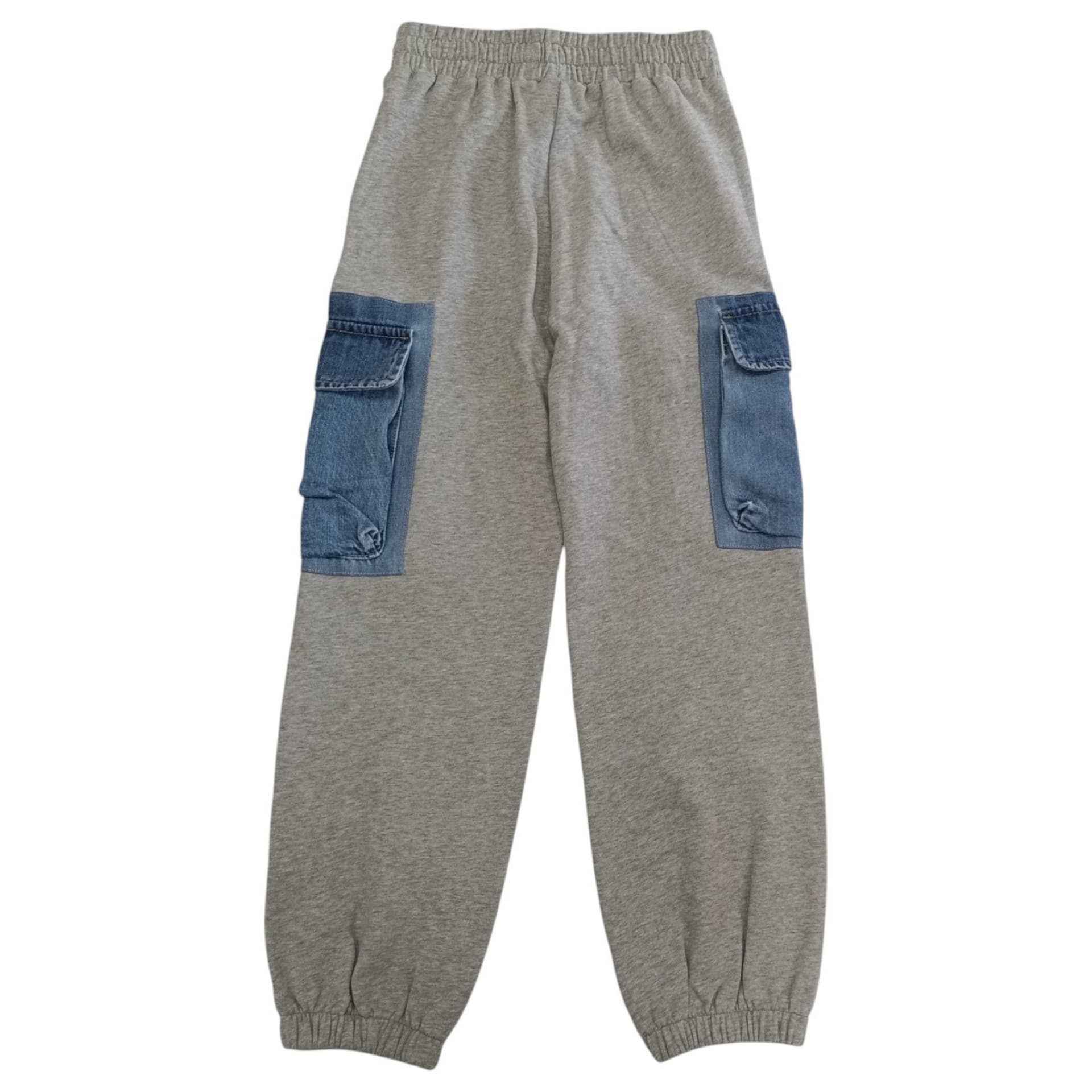 TO BE TOO To Be Too - Pant. Felpa Grigio C/denim JF24P438 - 3