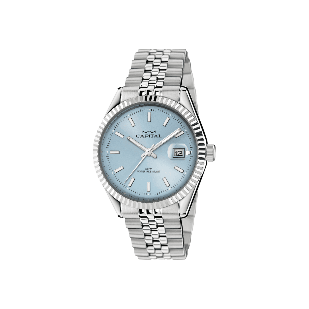 CAPITAL Orologio Uomo Capital AX340-05-OI 40 mm – SILVER