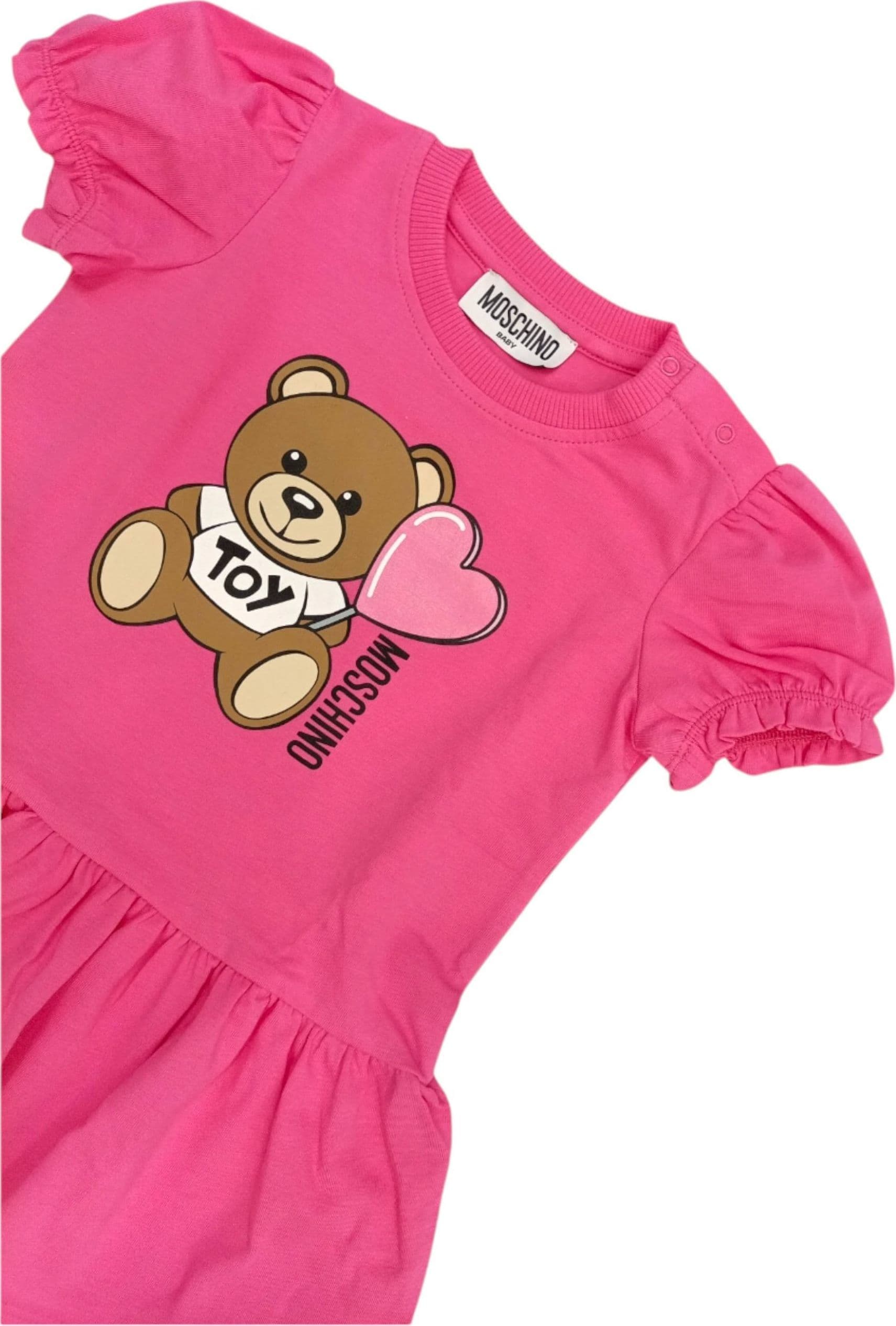 moschino Moschino - Abito 50533 Fuxia C/orso E Cuore MDV0CK LBA00 - 2