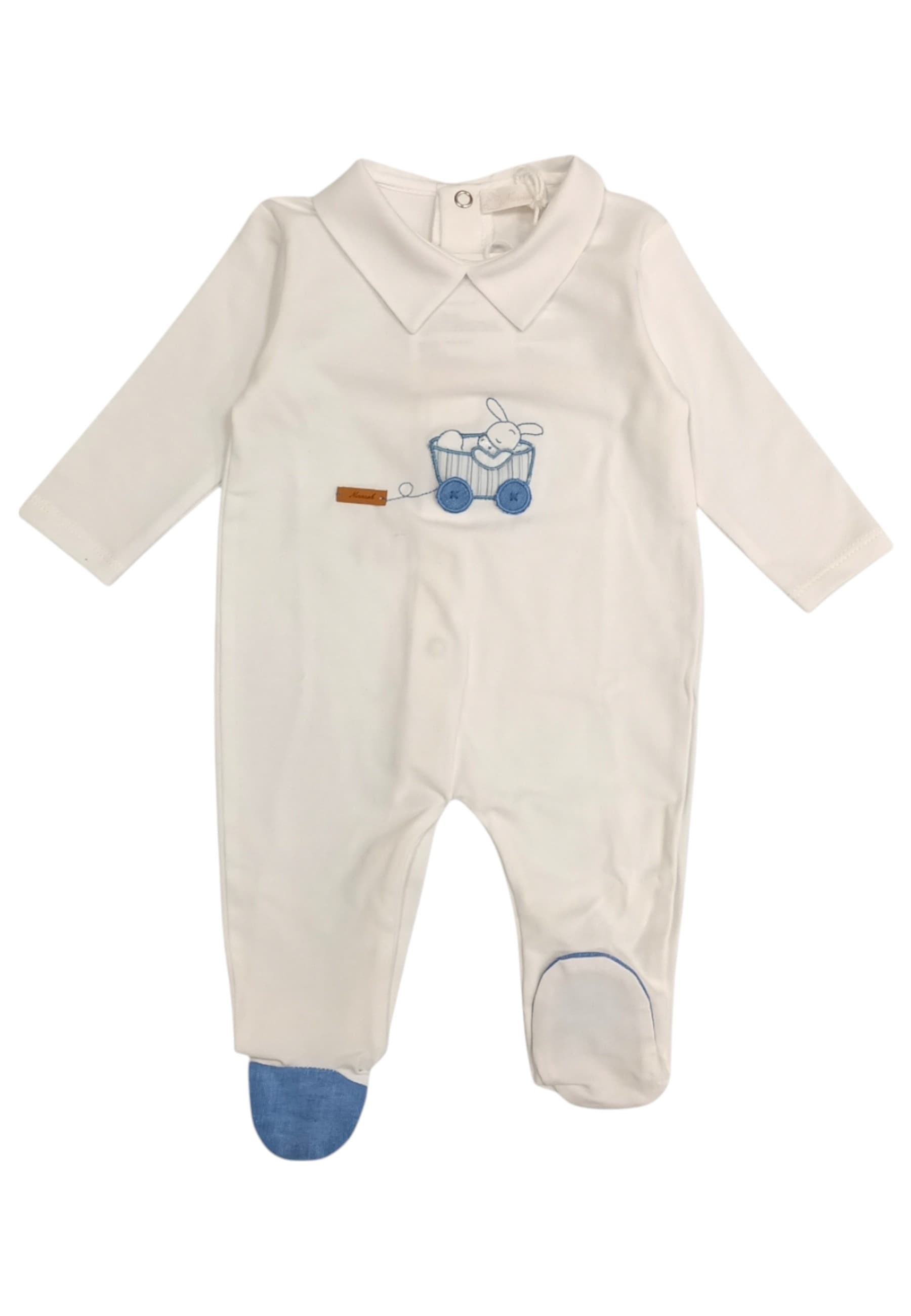 NINNAOH Ninnaoh - Tutina Bianco Coniglio E25T261 - 4