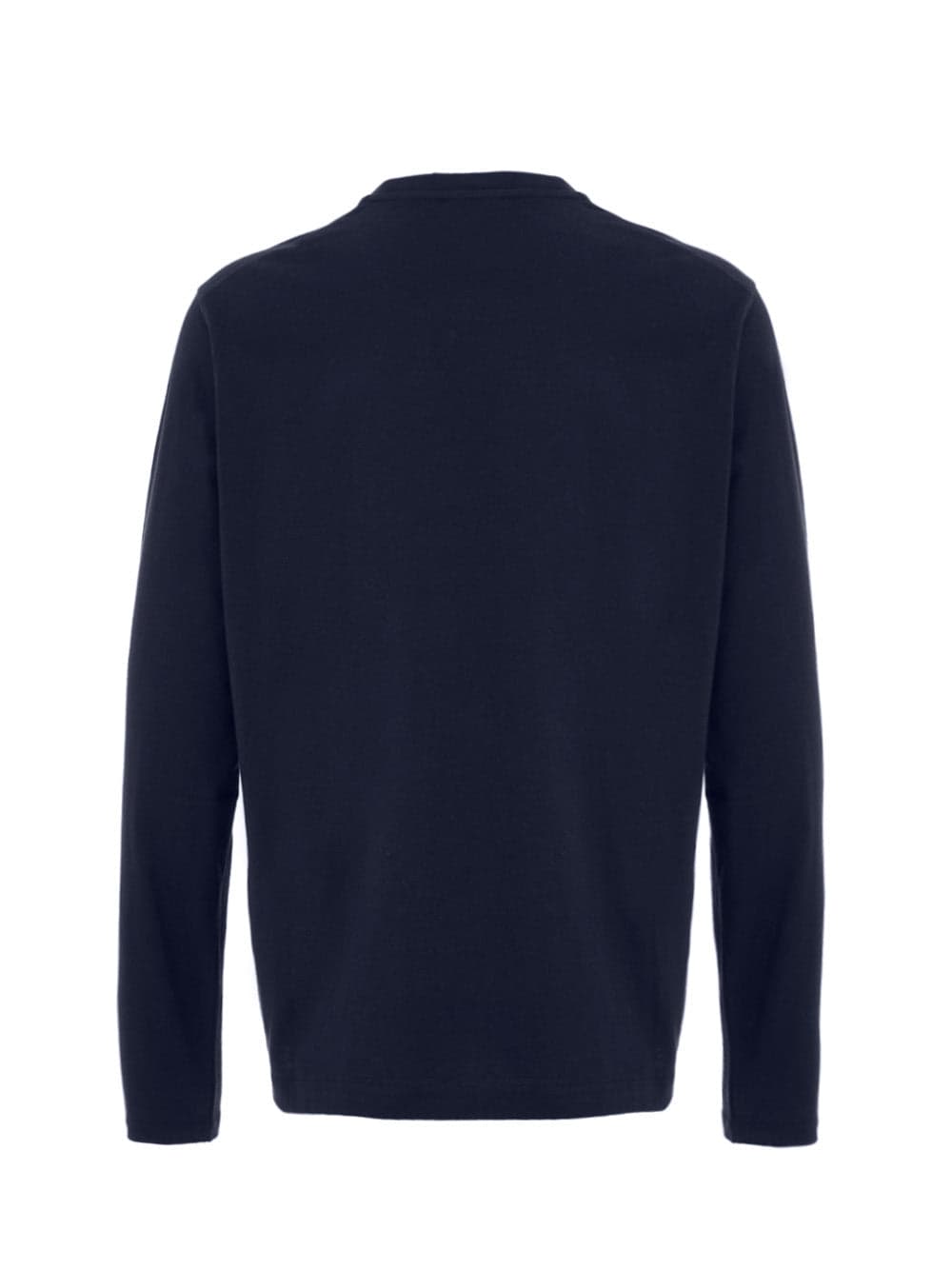 JIL SANDER T-Shirt Blu Maniche Lunghe con Logo Ricamo Jil Sander - 2