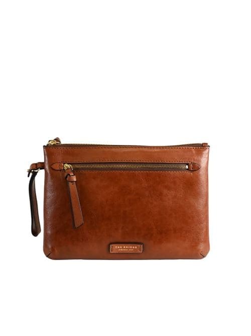 THE BRIDGE The Bridge - Borsa a Mano Marrone e Nera da Donna - 4