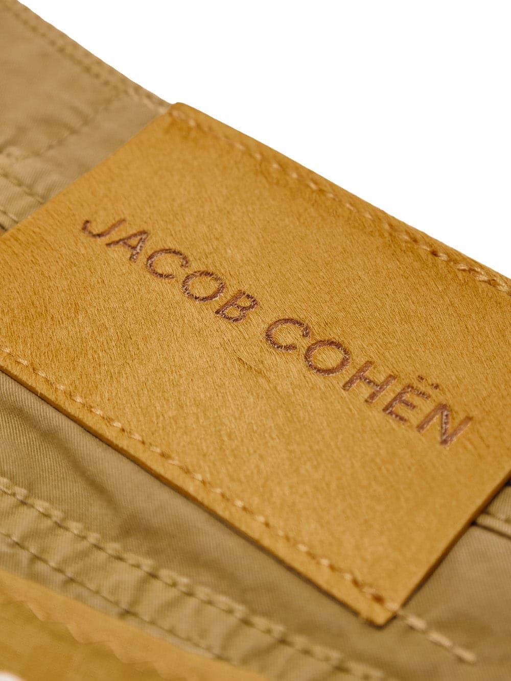Jacob Cohen Pantaloni Nick in Cotone Stretch Ocra - 4