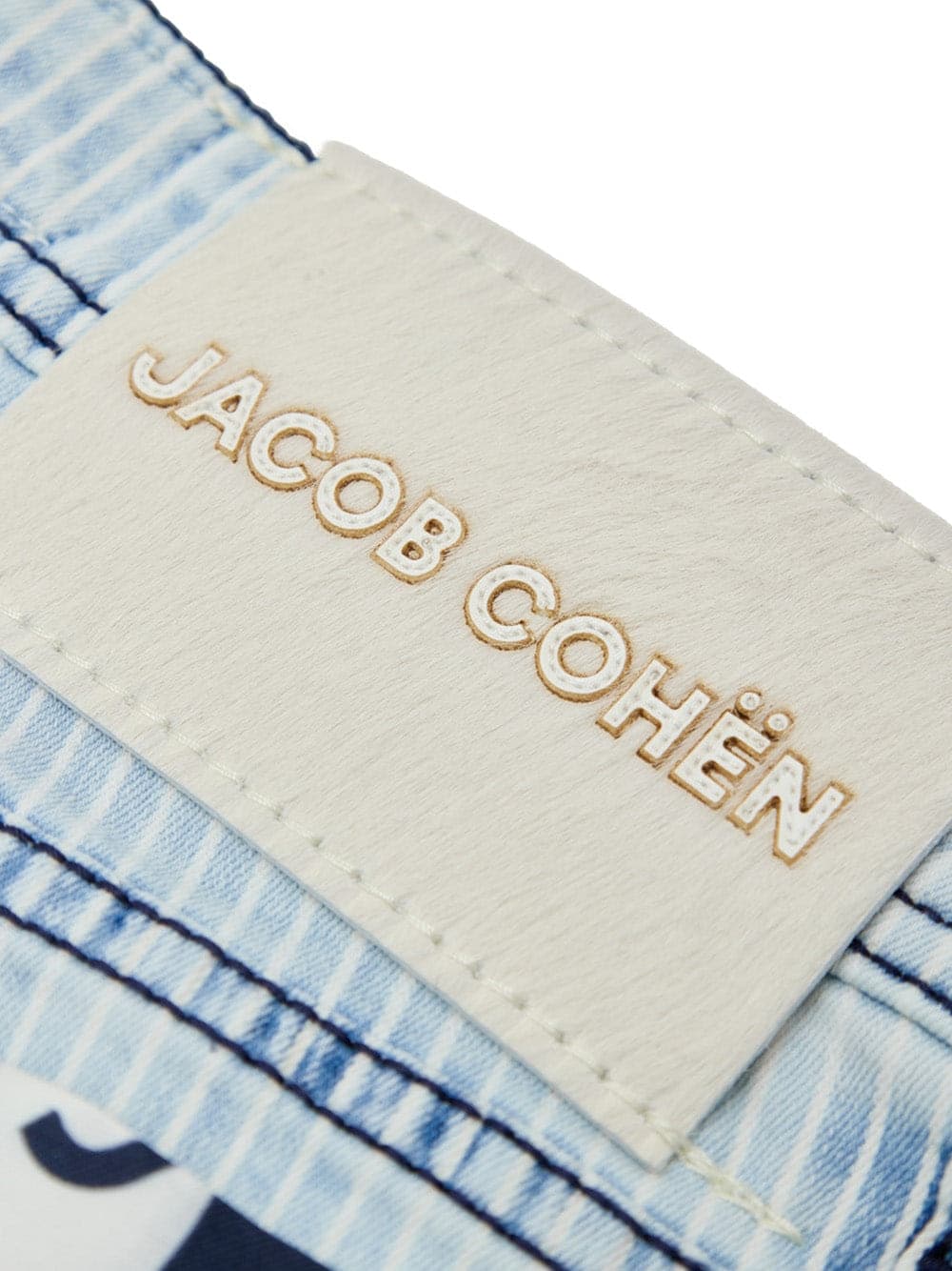Jacob Cohen Jeans Bard in Denim Chiaro a Righe - 4