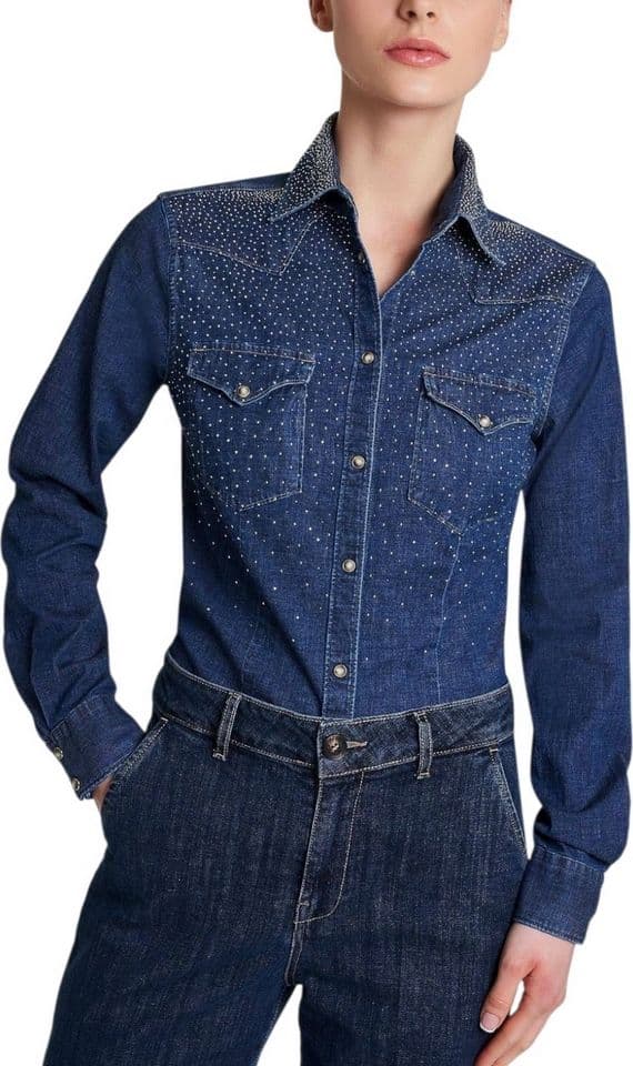 Camicetta Snob  Camicie Denim medio - 2