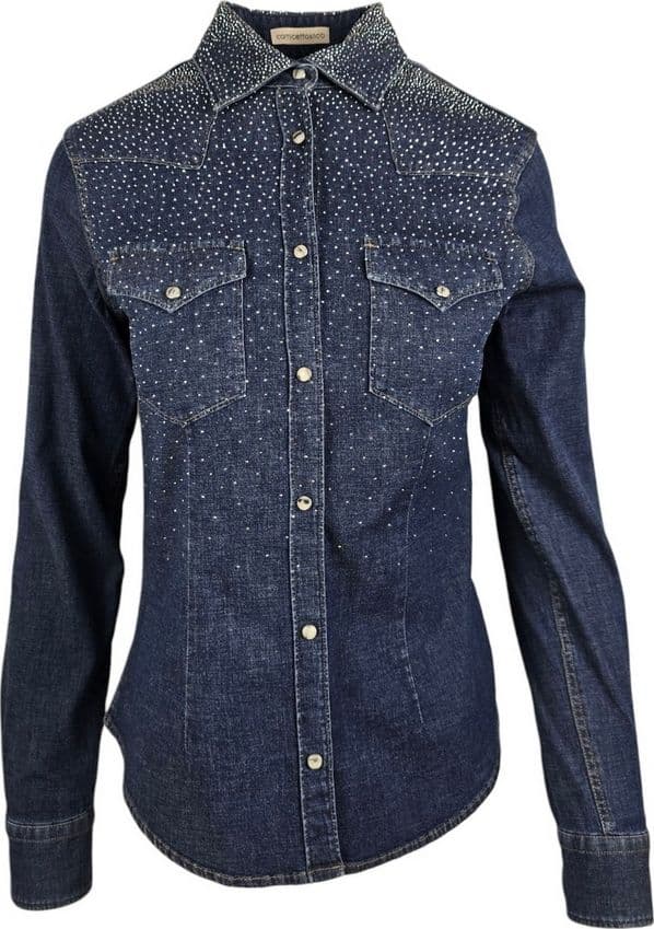 Camicetta Snob  Camicie Denim medio - 5