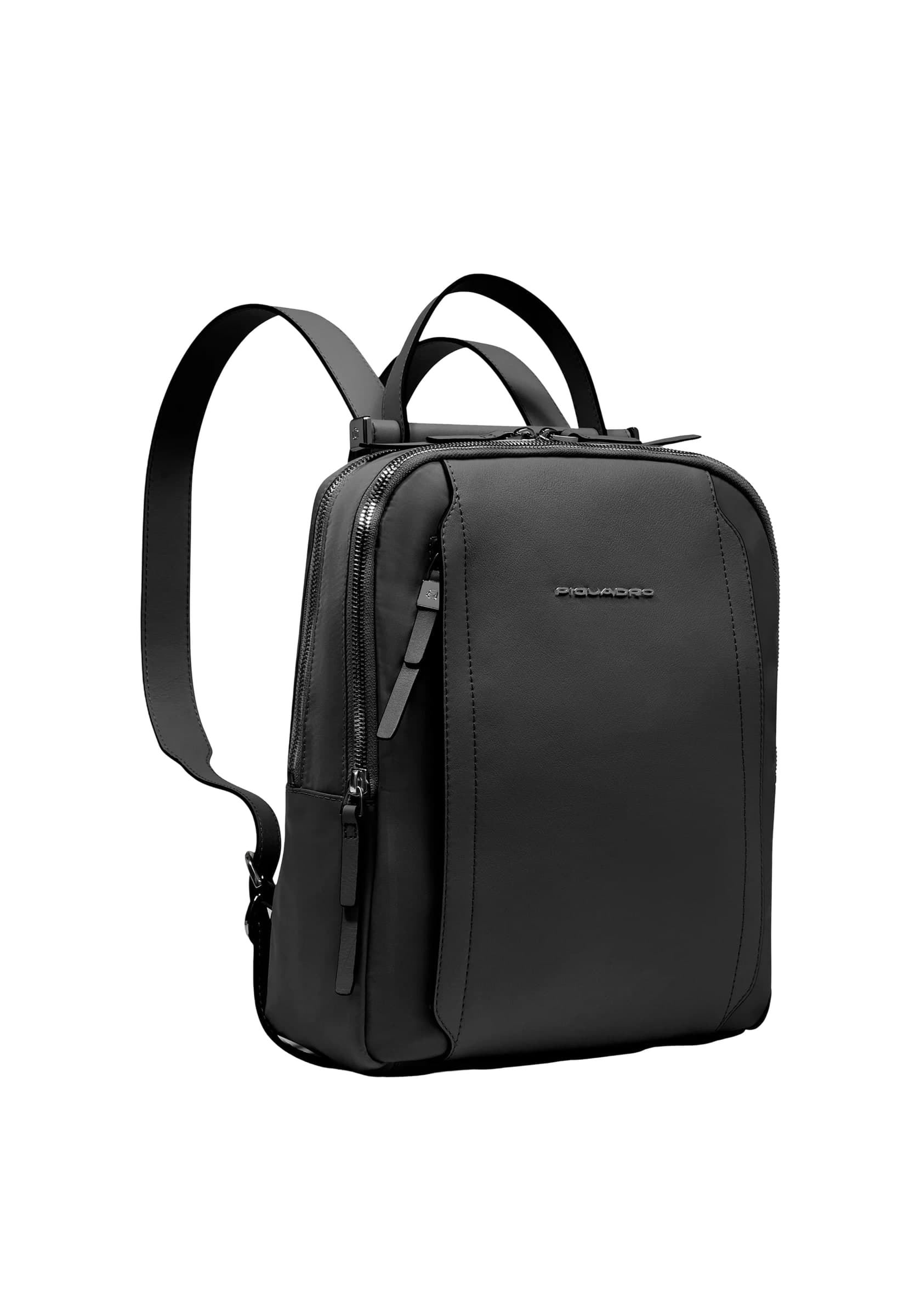 PIQUADRO Zaino in pelle e tessuto Donna piquadro CA5566W92T-N Nero - 2