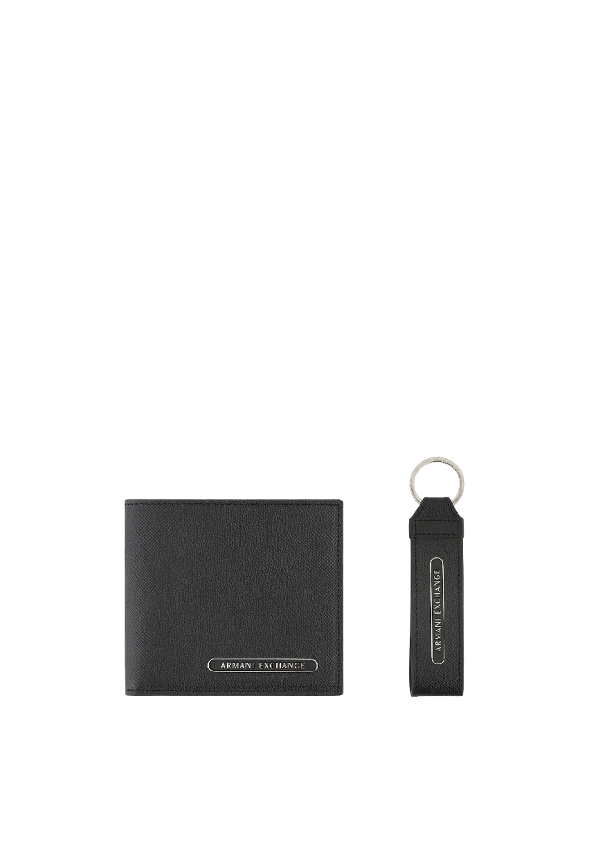 Armani Exchange Set portafogli/portachiavi Uomo  XM001275AF12702-UC001 Nero - 6