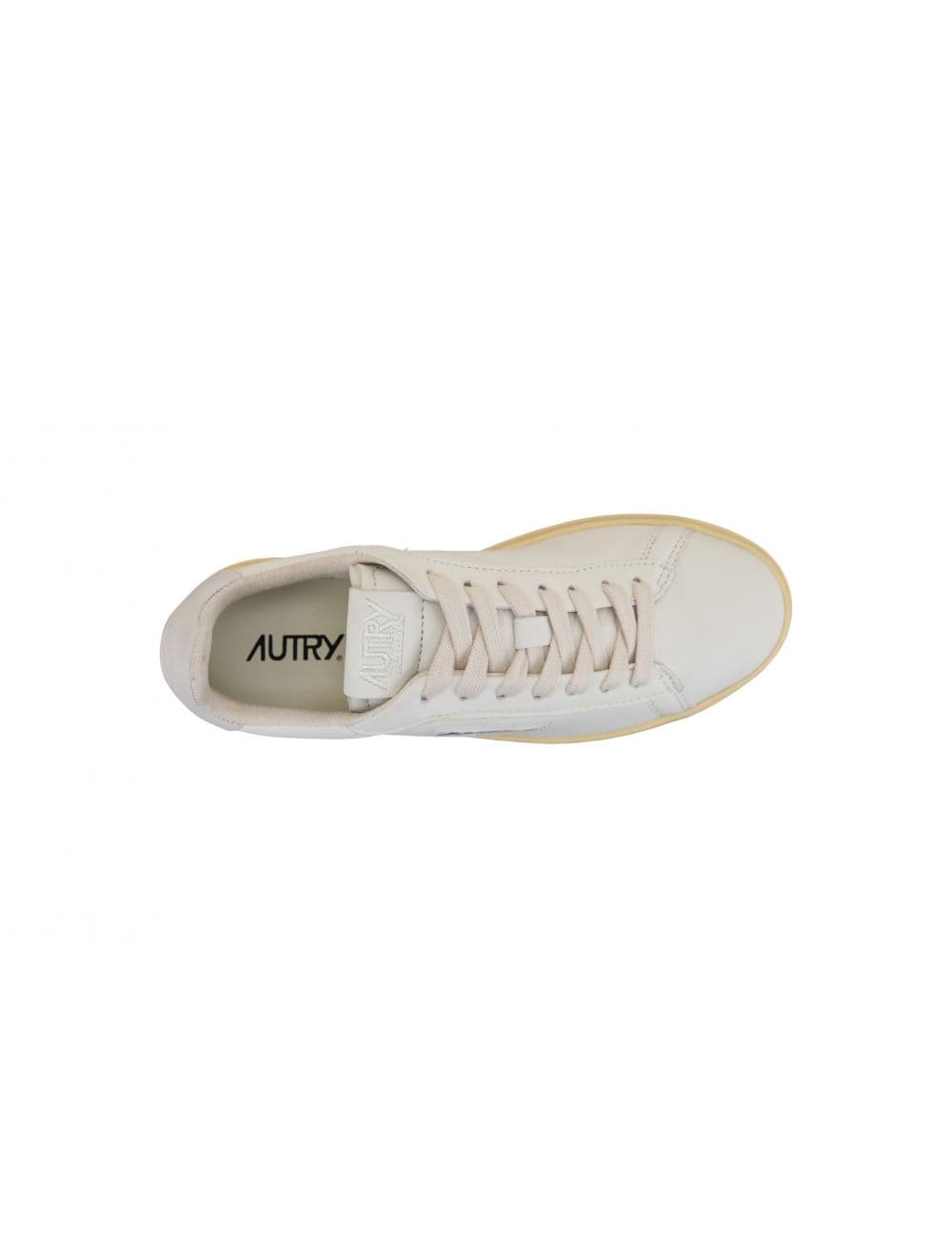 AUTRY Autry Dallas Low Uomo Autry Sneakers in Pelle Bianca con Logo Jacquard Bianco Pelle - 4