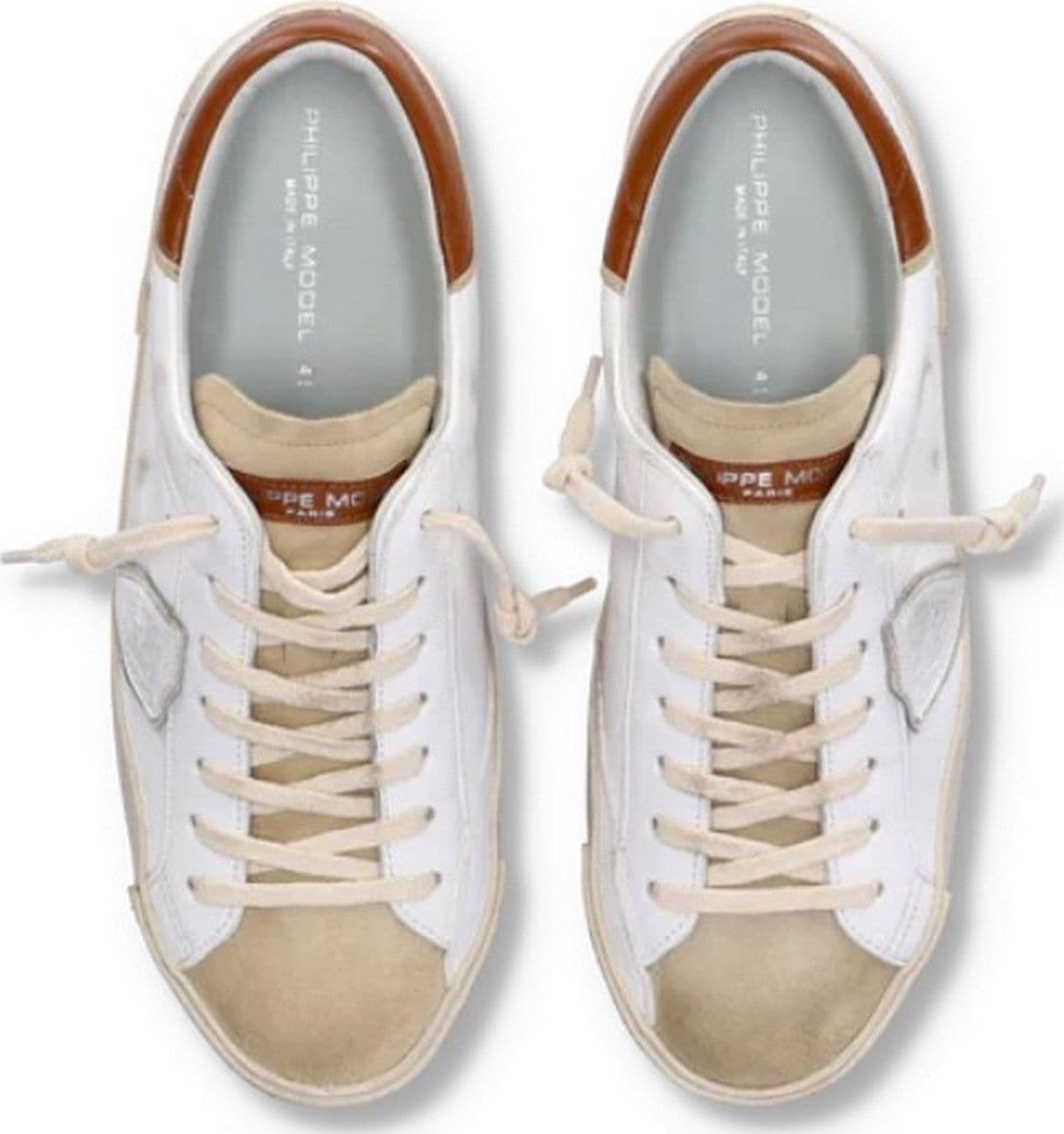 Philippe Model sneaker uomo philippe model - prsx low man - beige - 3