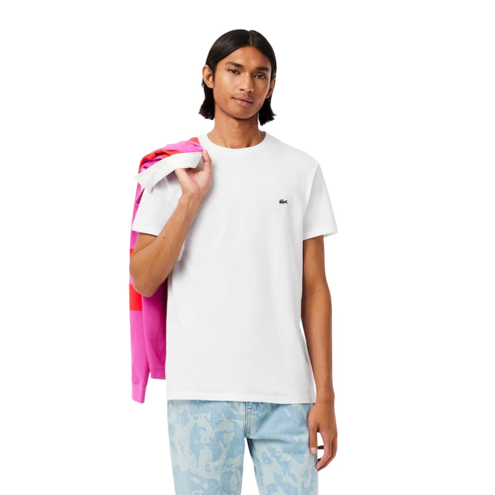 Lacoste t-shirt uomo lacoste - t-shirt - bianco - 5