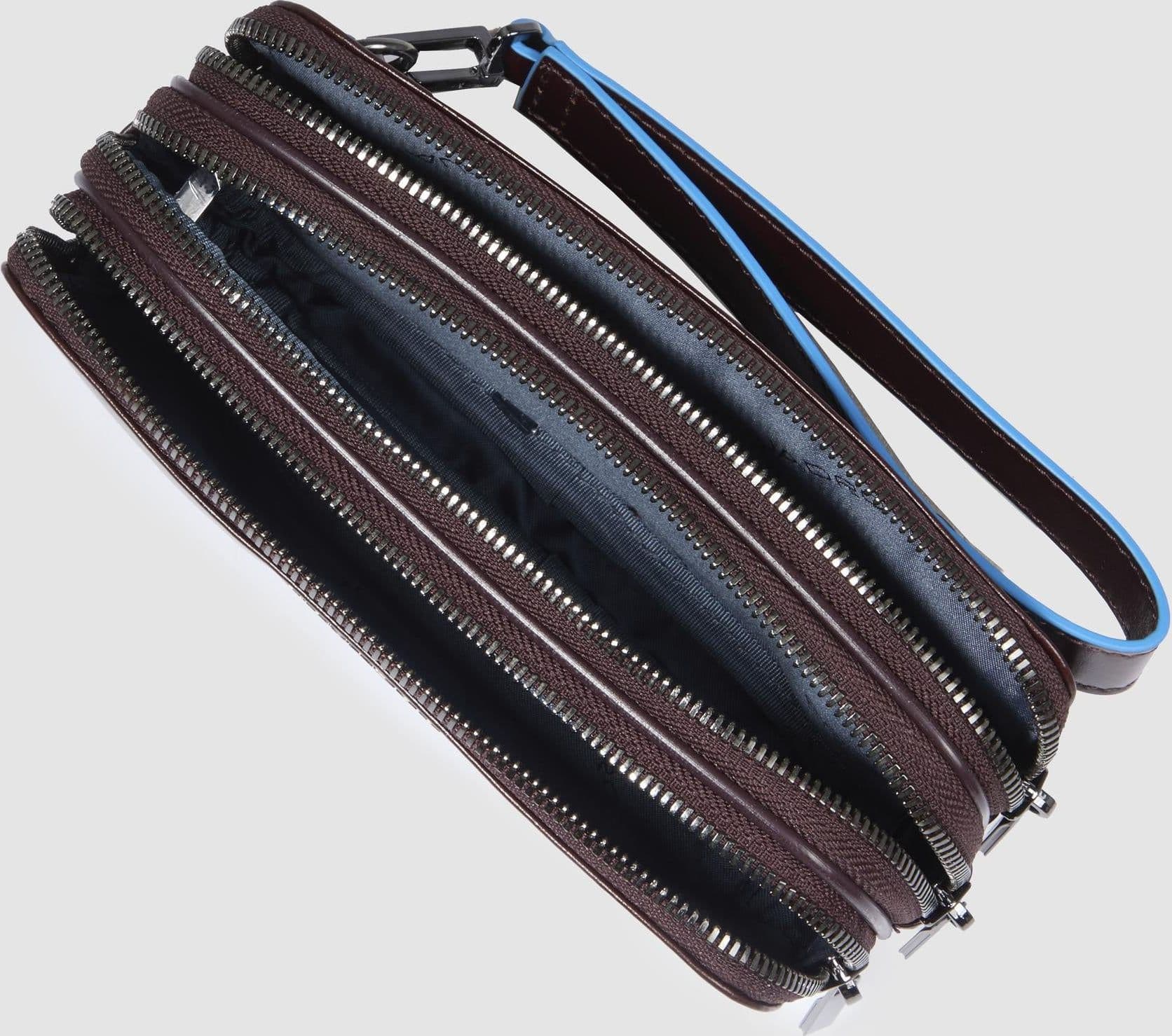 PIQUADRO Astuccio in pelle a 3 cerniere Uomo piquadro ac2141b2r-n Nero - 3