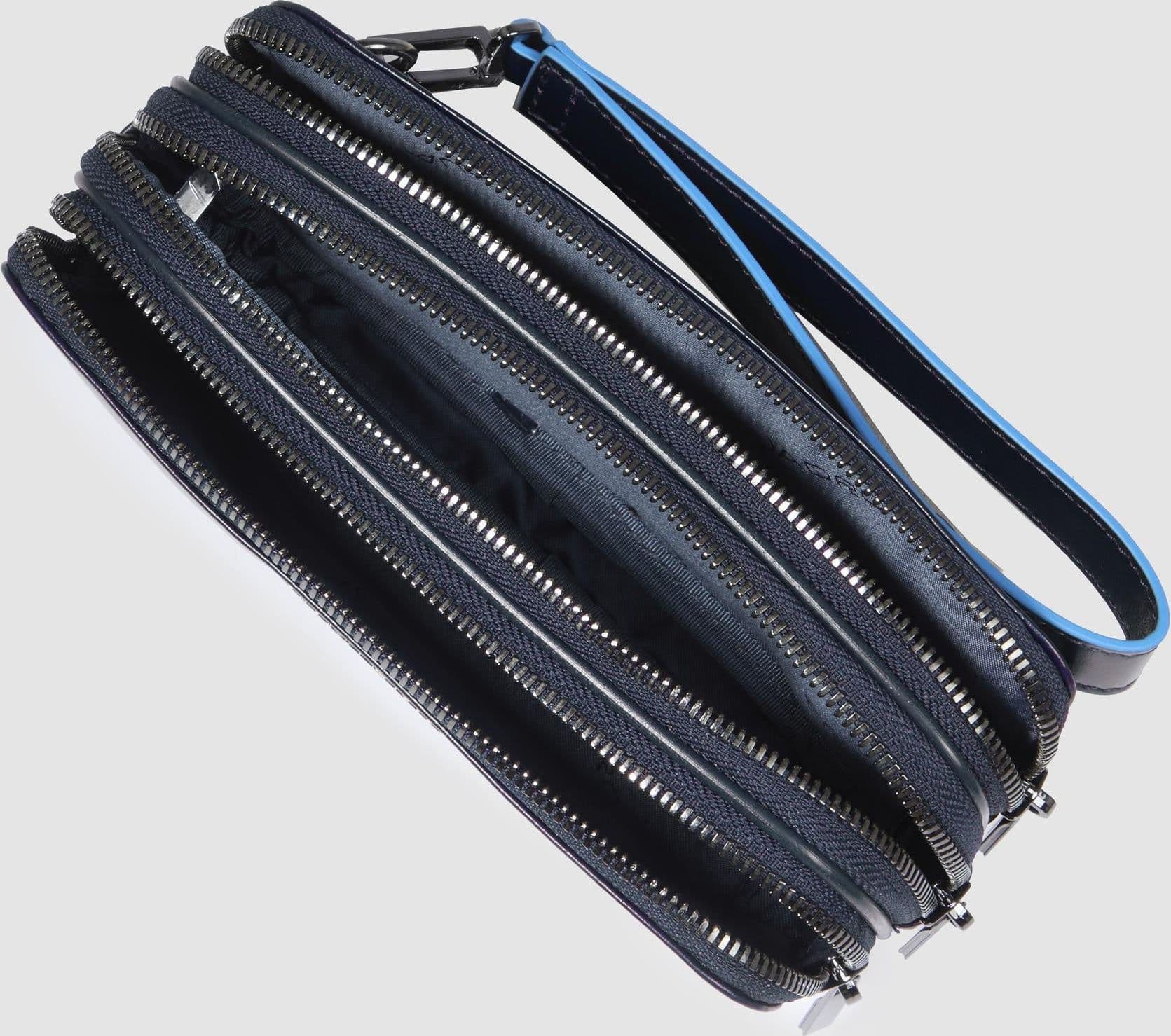 PIQUADRO Astuccio in pelle a 3 cerniere Uomo piquadro ac2141b2r-n Nero - 6