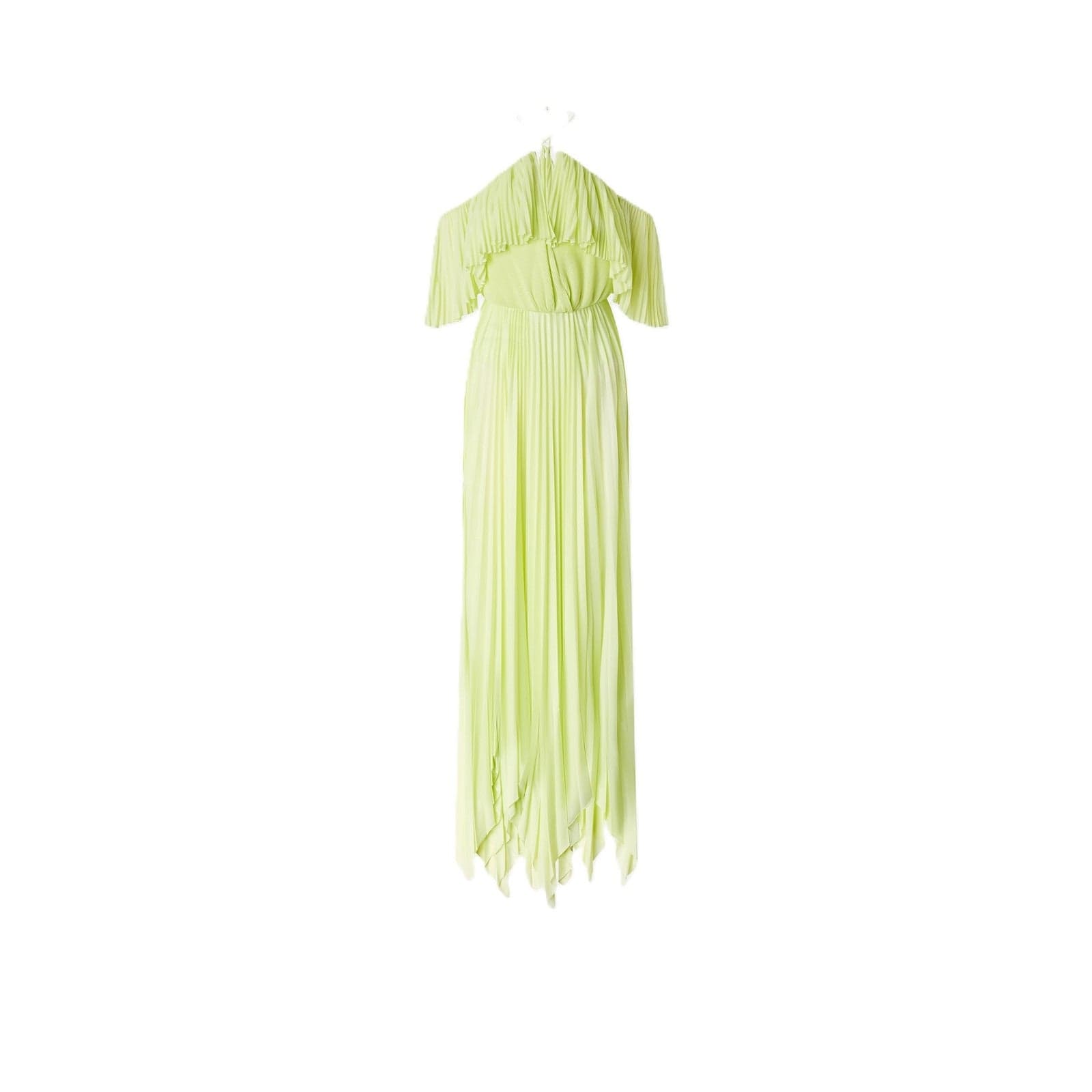 Pinko vestiti casual donna pinko - verzellino abito jersey indemagliabile plisse - verde - 4