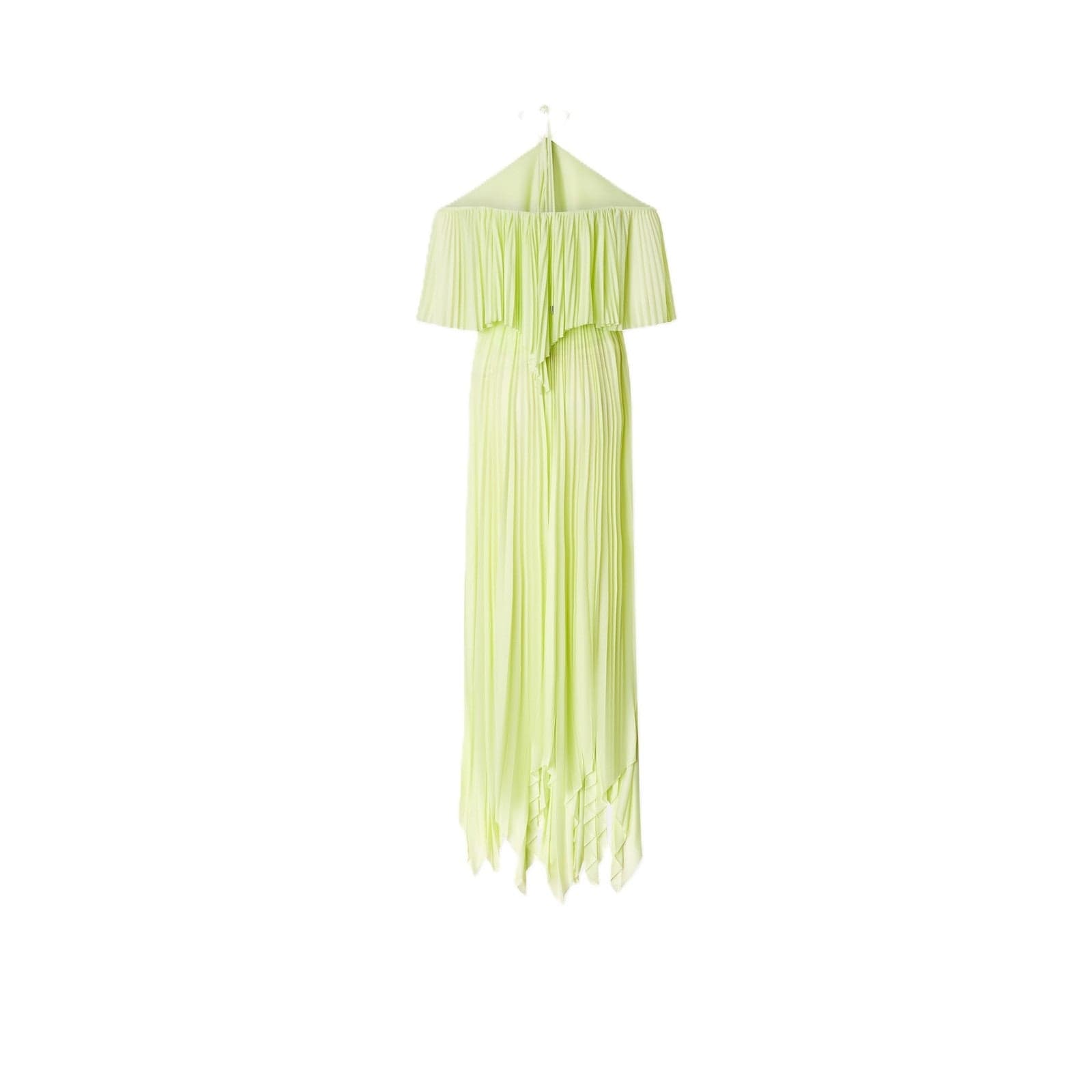 Pinko vestiti casual donna pinko - verzellino abito jersey indemagliabile plisse - verde - 2