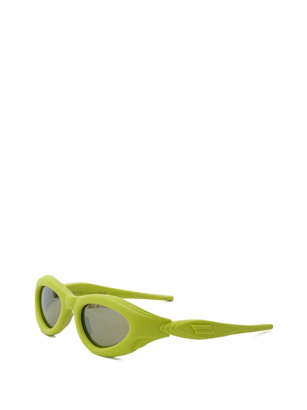 Bottega Veneta Occhiali da Sole in Acetato Gommato Lime - 2
