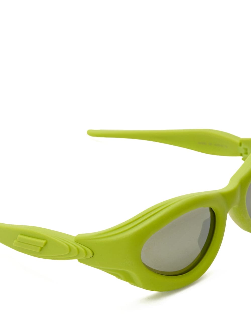 Bottega Veneta Occhiali da Sole in Acetato Gommato Lime - 3