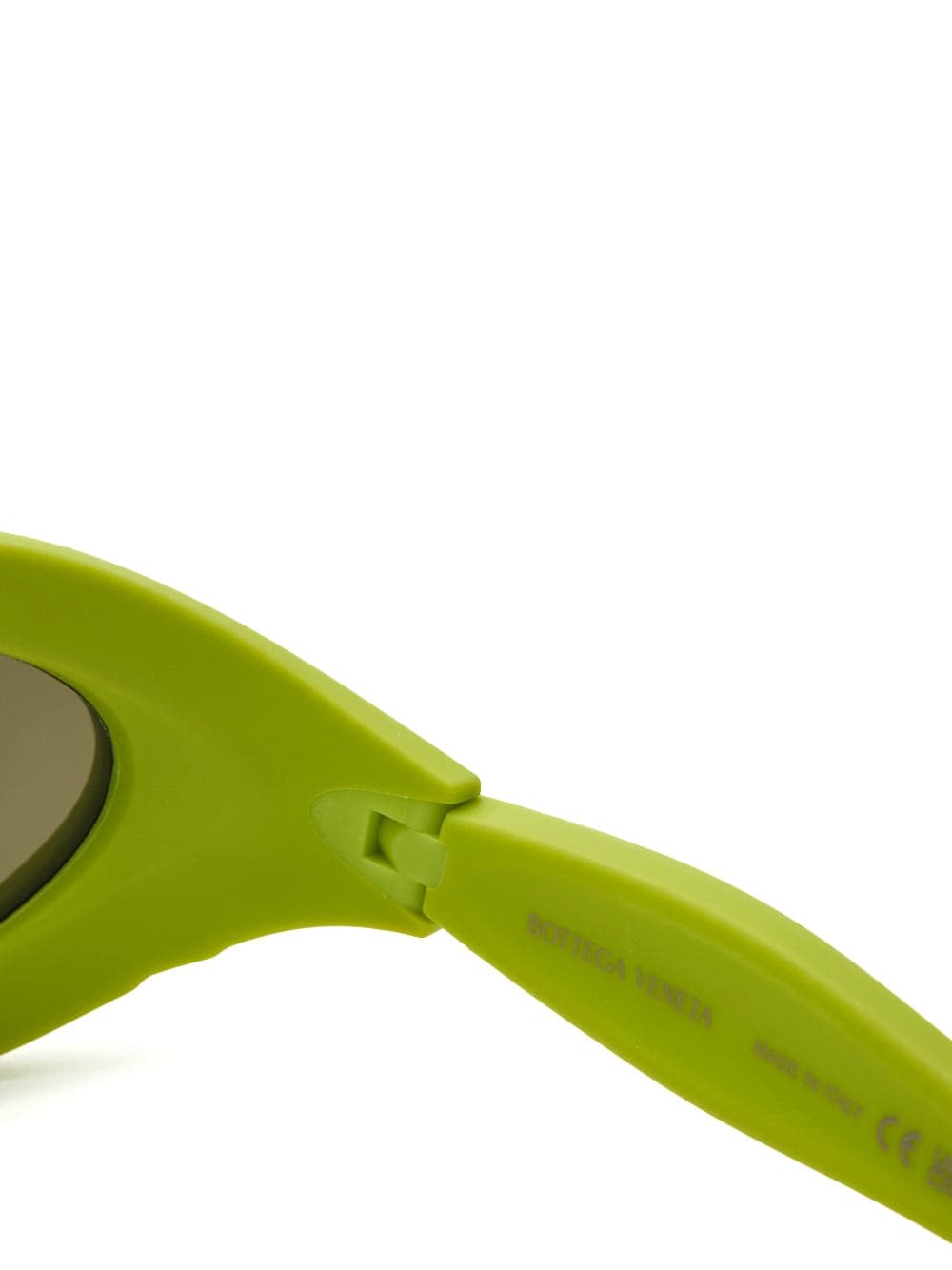 Bottega Veneta Occhiali da Sole in Acetato Gommato Lime - 4