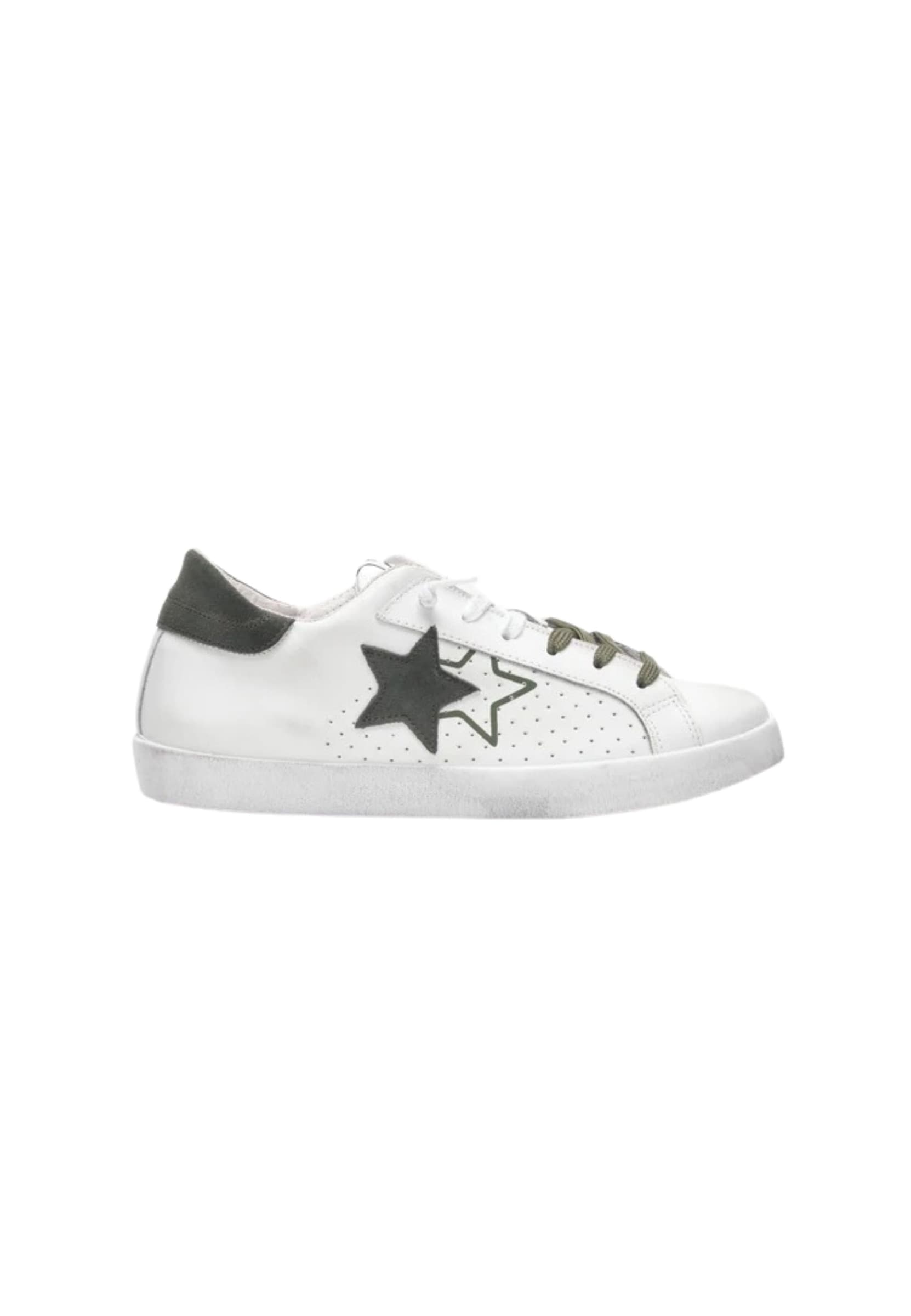 2-STAR Sneakers Uomo 2-star Prime Star Bianco stella verde - 1