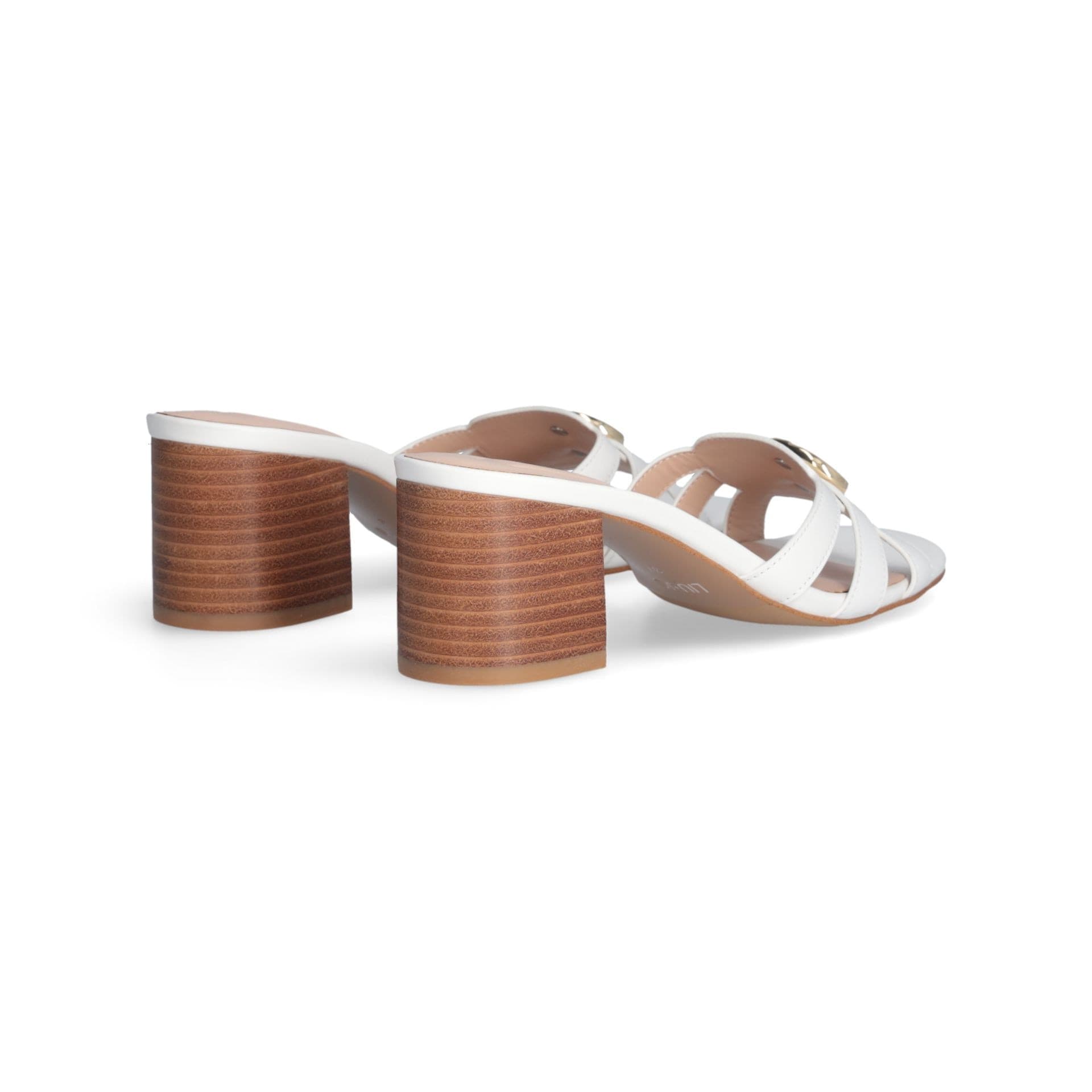 LIU JO Liu Jo Sandali in Pelle Sofi 01 con Fascette e Tacco Largo 6 cm - 3