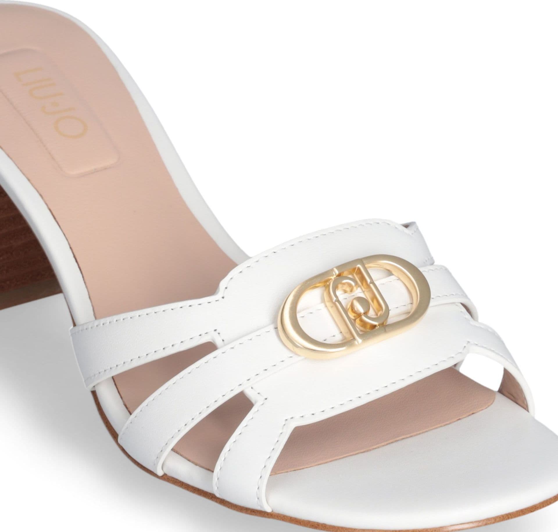 LIU JO Liu Jo Sandali in Pelle Sofi 01 con Fascette e Tacco Largo 6 cm - 5