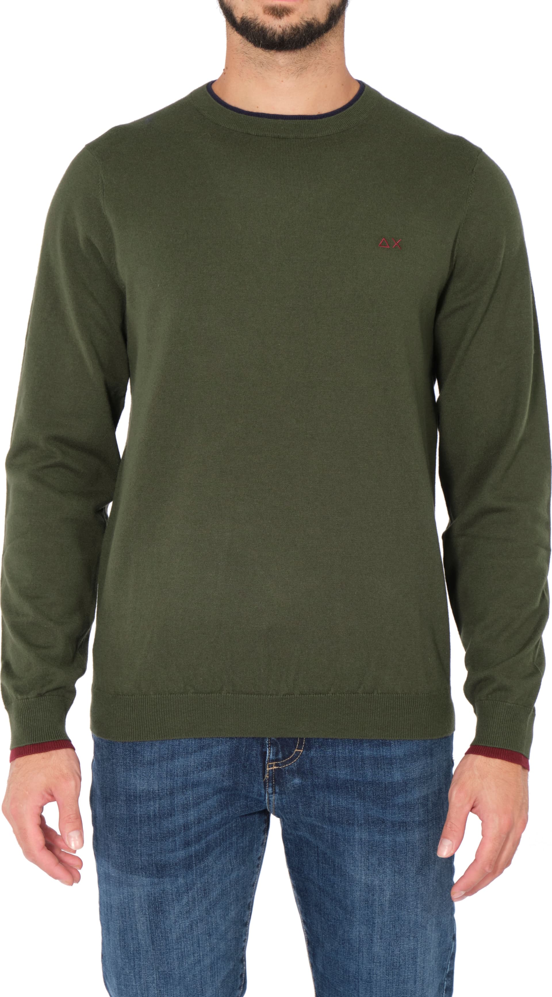 SUN68 Maglia Uomo Sun68 K43106 74 MIL – GREEN