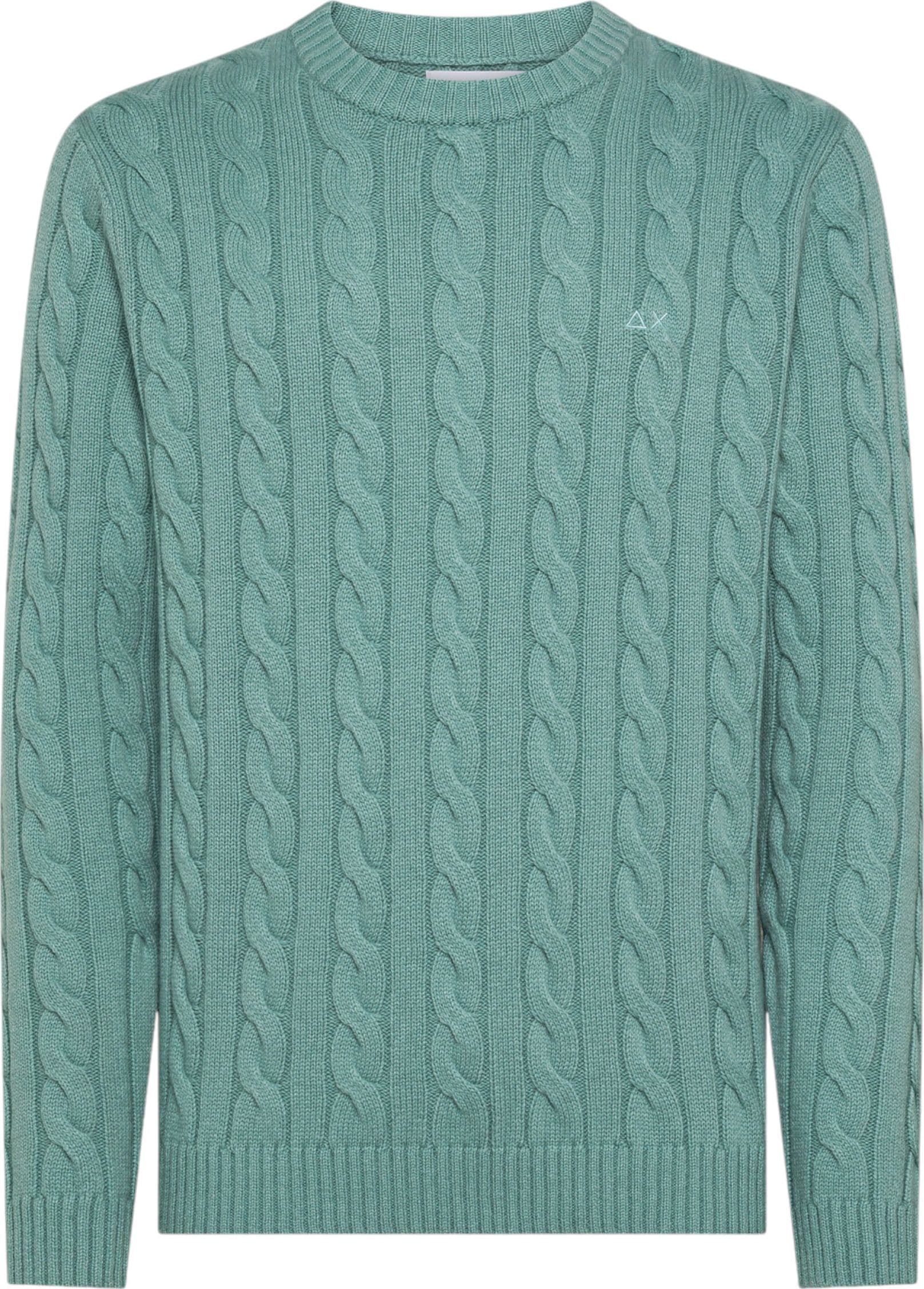 SUN68 Maglia Uomo Sun68 K45138/69 CENERE – GREEN