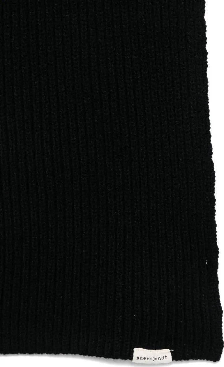 ANERKJENDT Anerkjendt - Sciarpa Nera e Verde da Uomo - 3